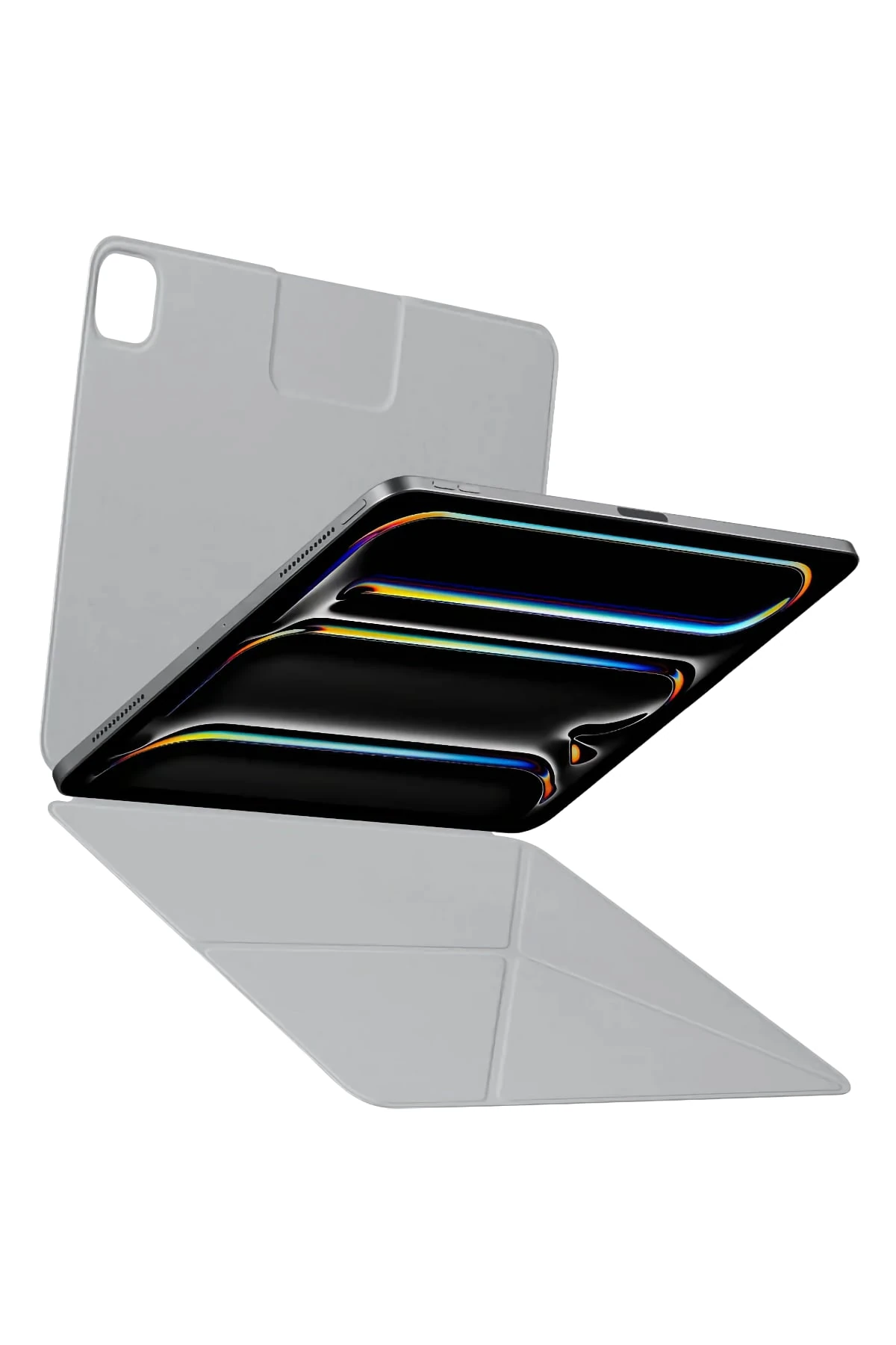 Pitaka iPad Pro M4 13" MagEZ Folio 2 Kalem Bölmeli Standlı Kılıf Beyaz