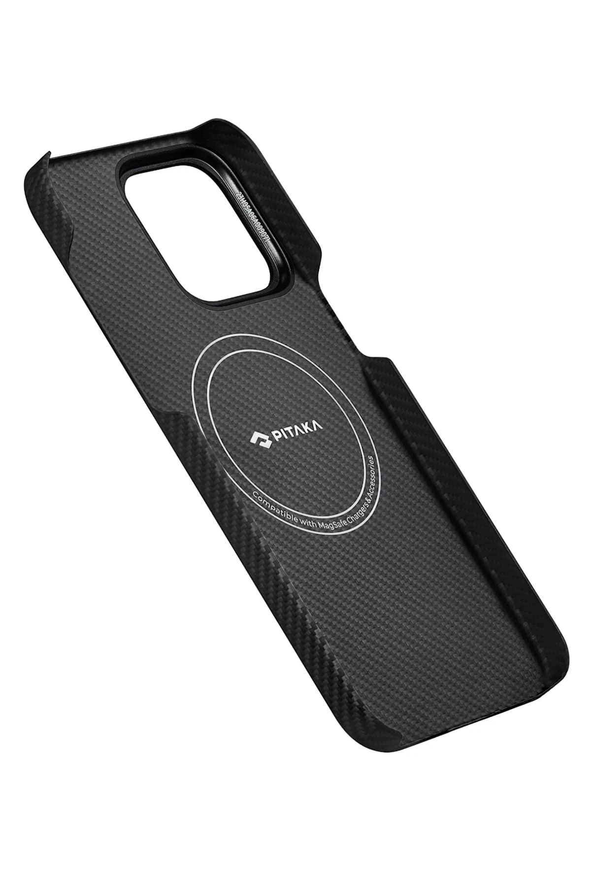 Pitaka Tactile Woven iPhone 15 Pro MagSafe Uyumlu 600D Aramid Fiber Kılıf Rhapsody