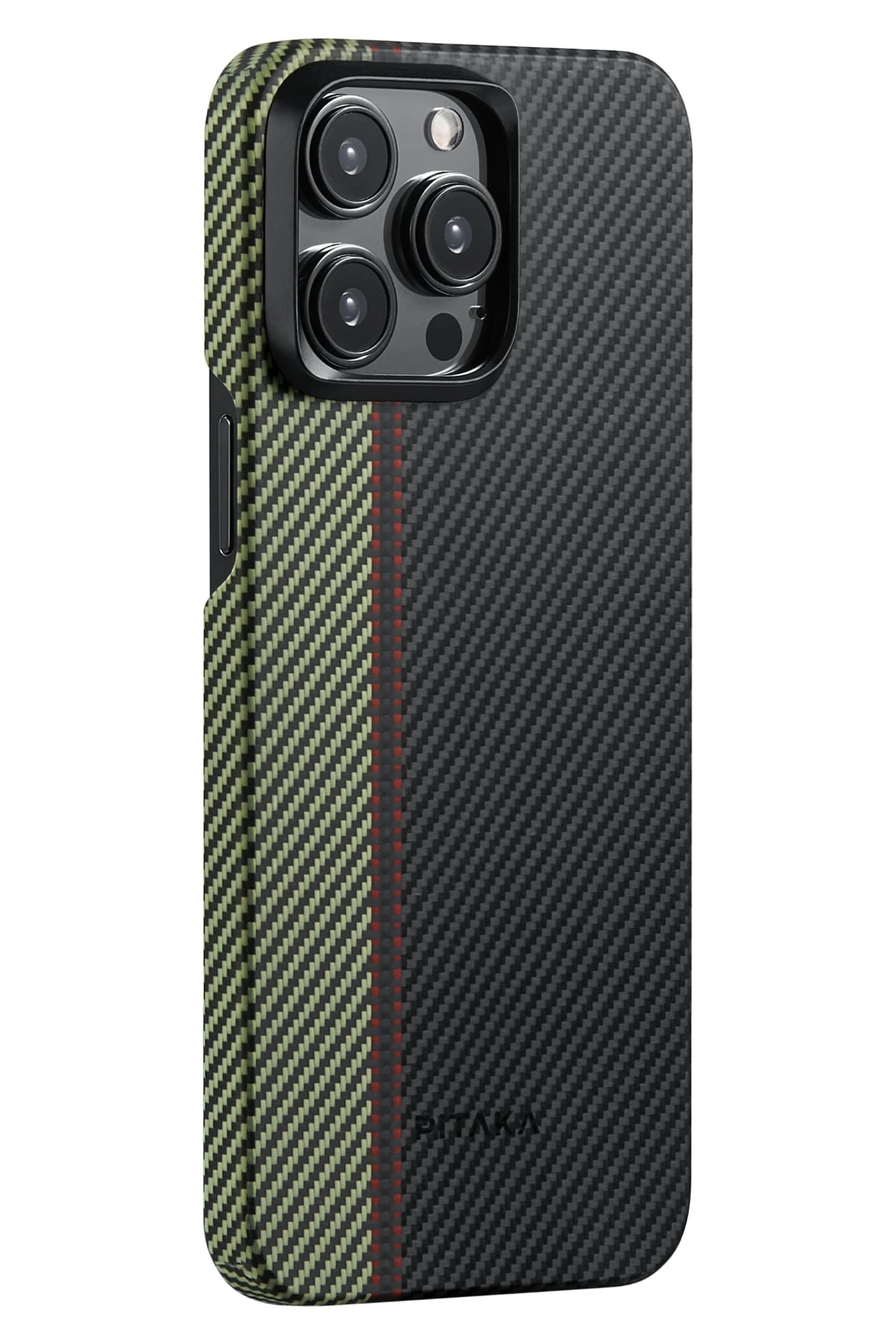 Pitaka Tactile Woven iPhone 15 Pro Max MagSafe Uyumlu 600D Aramid Fiber Kılıf Overture