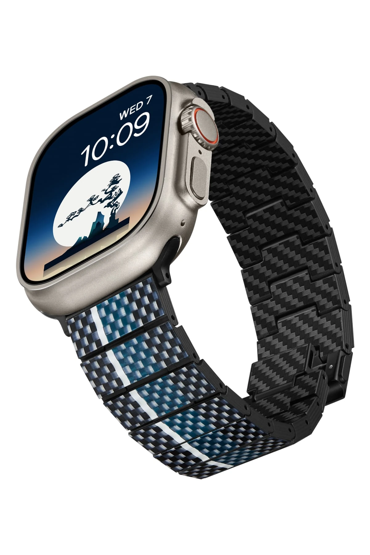 Apple Watch Karbon Fiber Kordon Moon