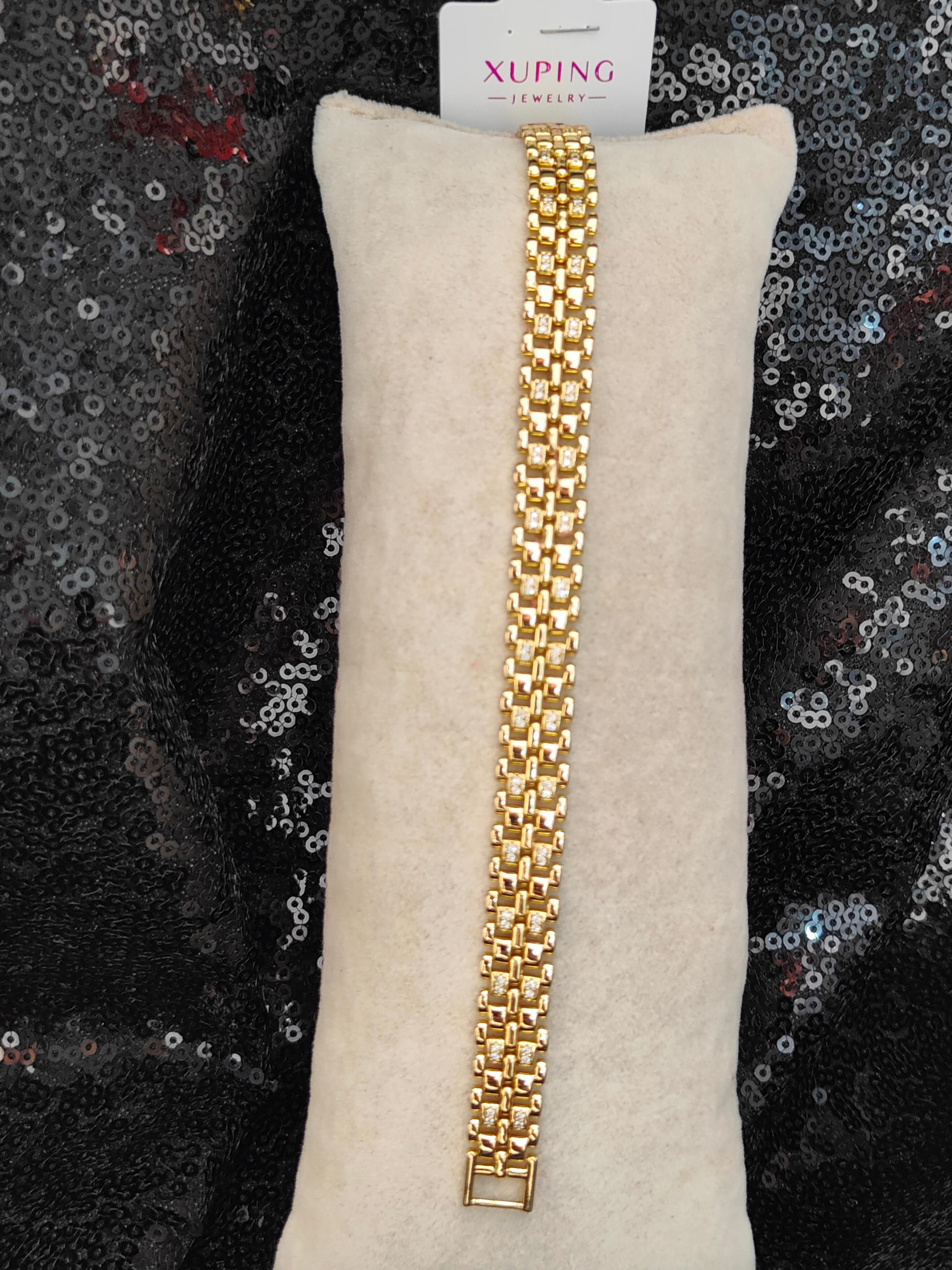 Vip Seri Xuping Bileklik - Gold - 8