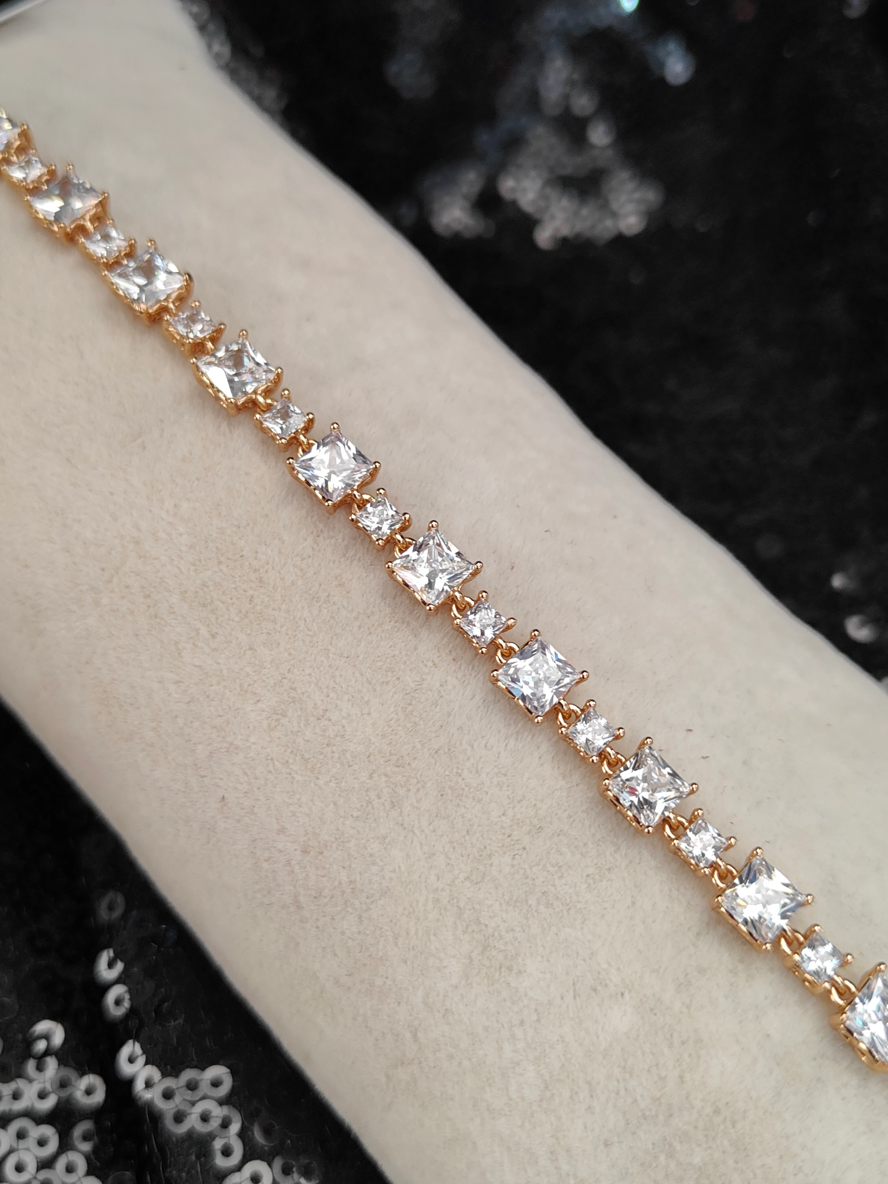 Vip Seri Xuping Bileklik - Rose Gold