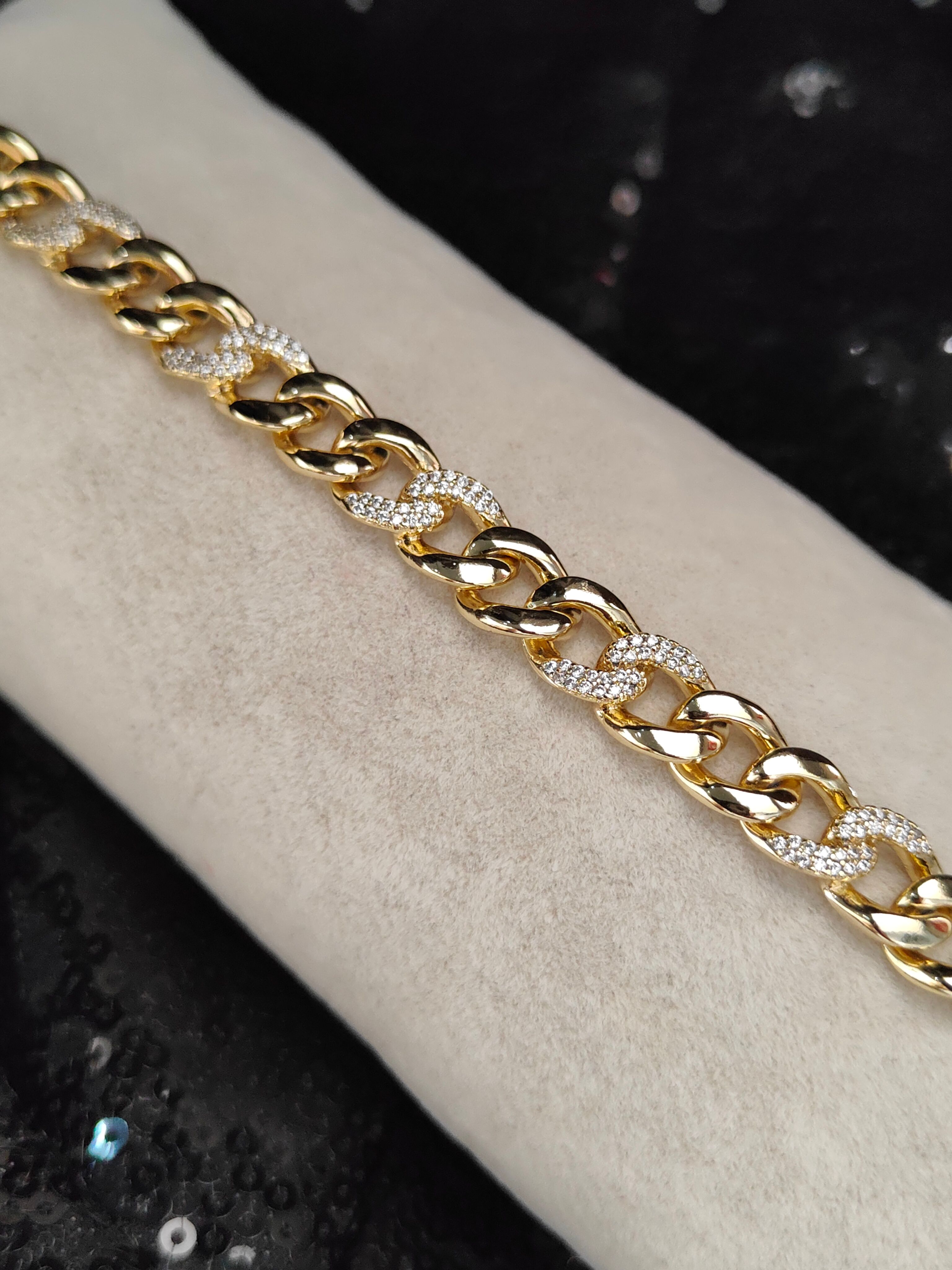 Vip Seri Xuping Bileklik - Gold - 6