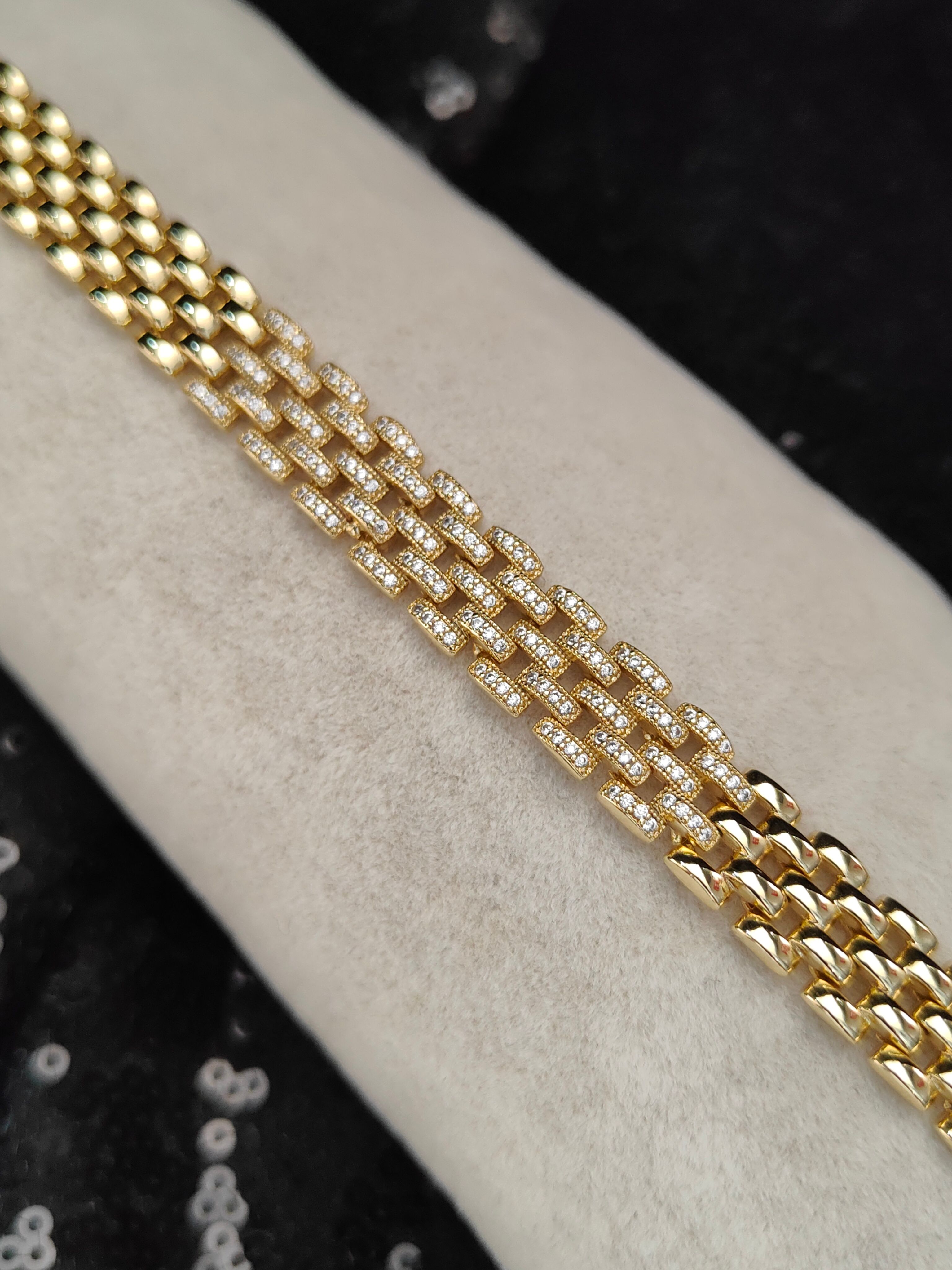 Vip Seri Xuping Bileklik - Gold - 9