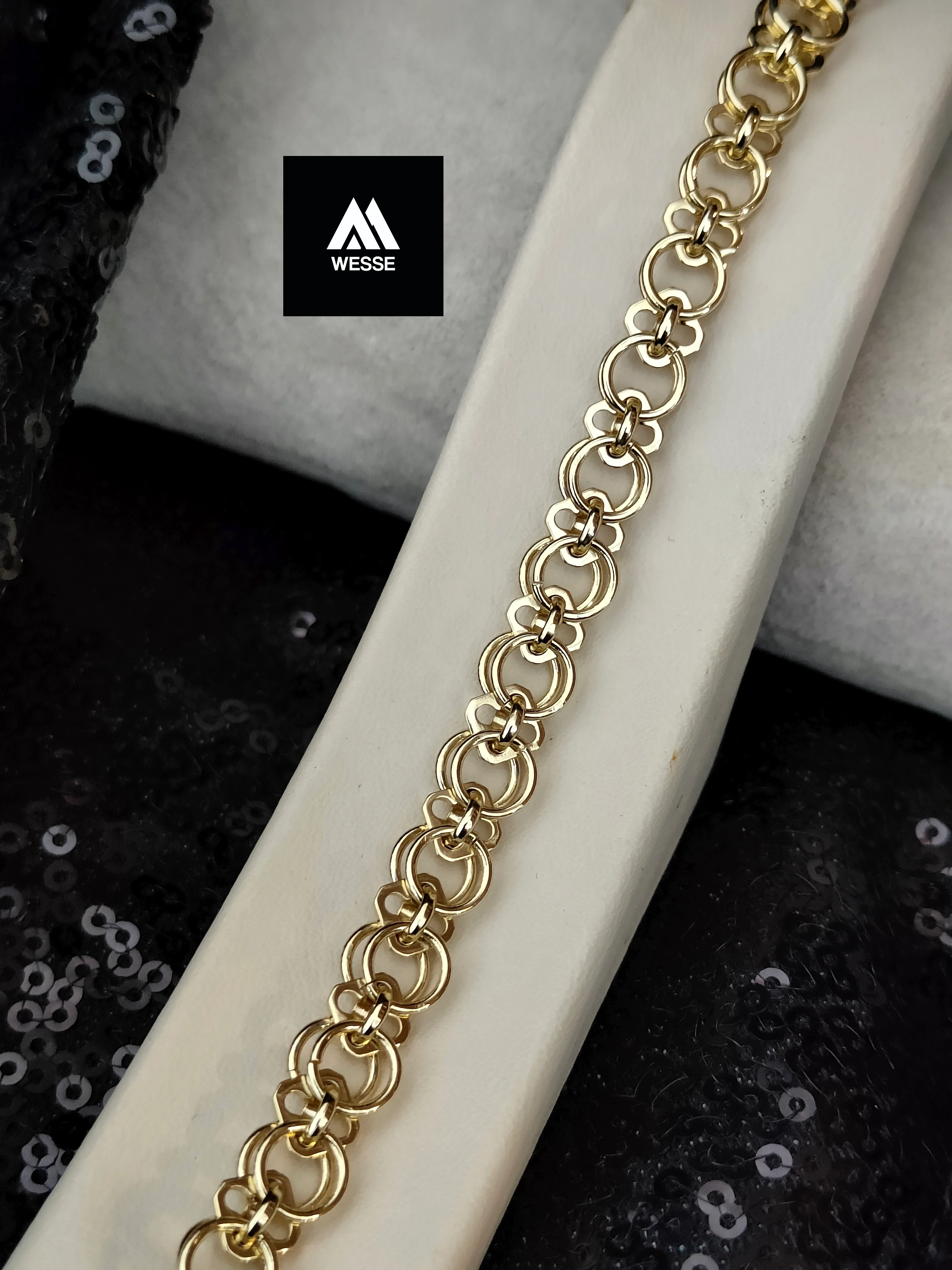 Xuping Vip Seri 14K Altın Renk Bileklik - 1