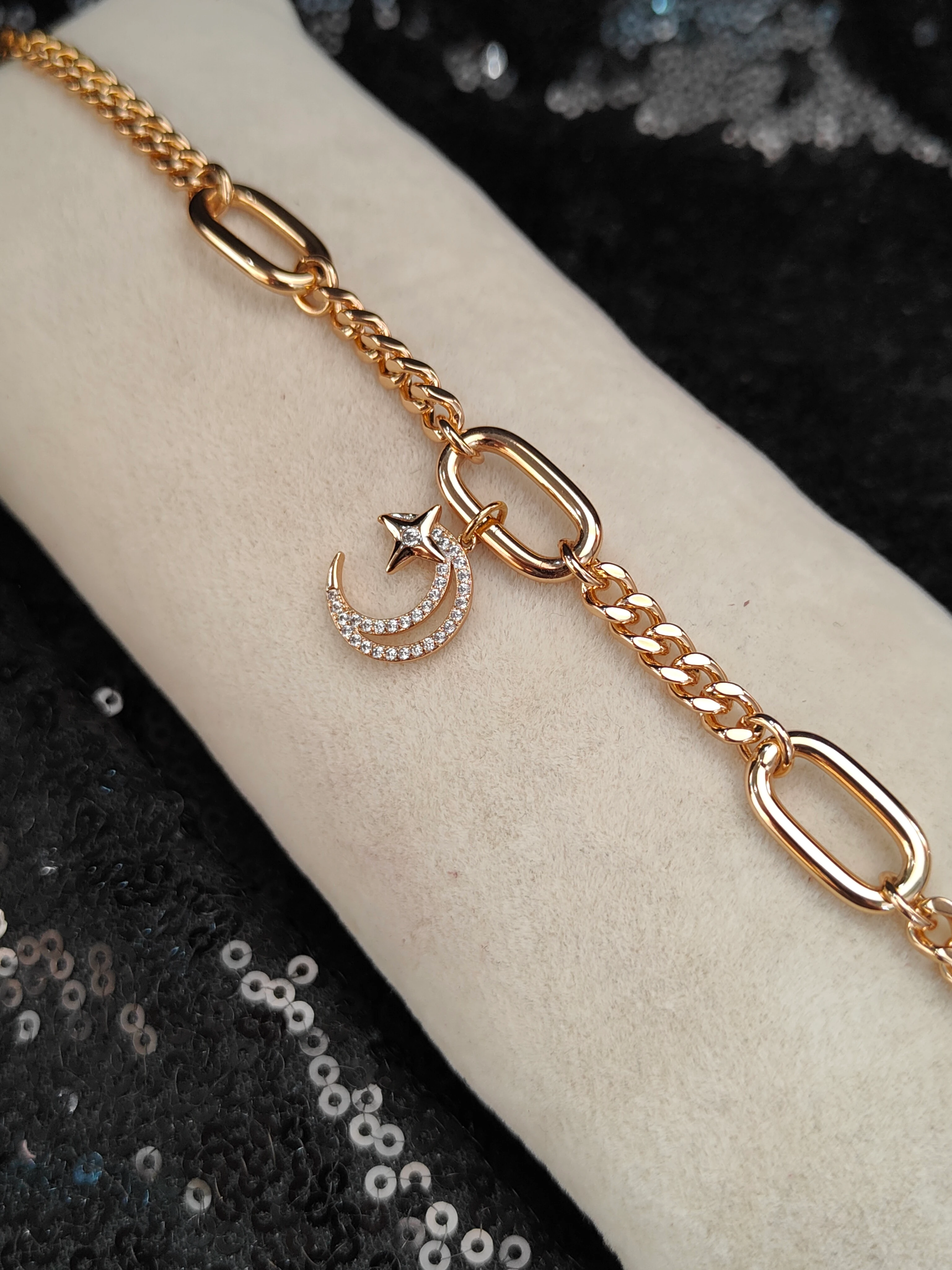 Vip Seri Xuping Bileklik - Rose Gold