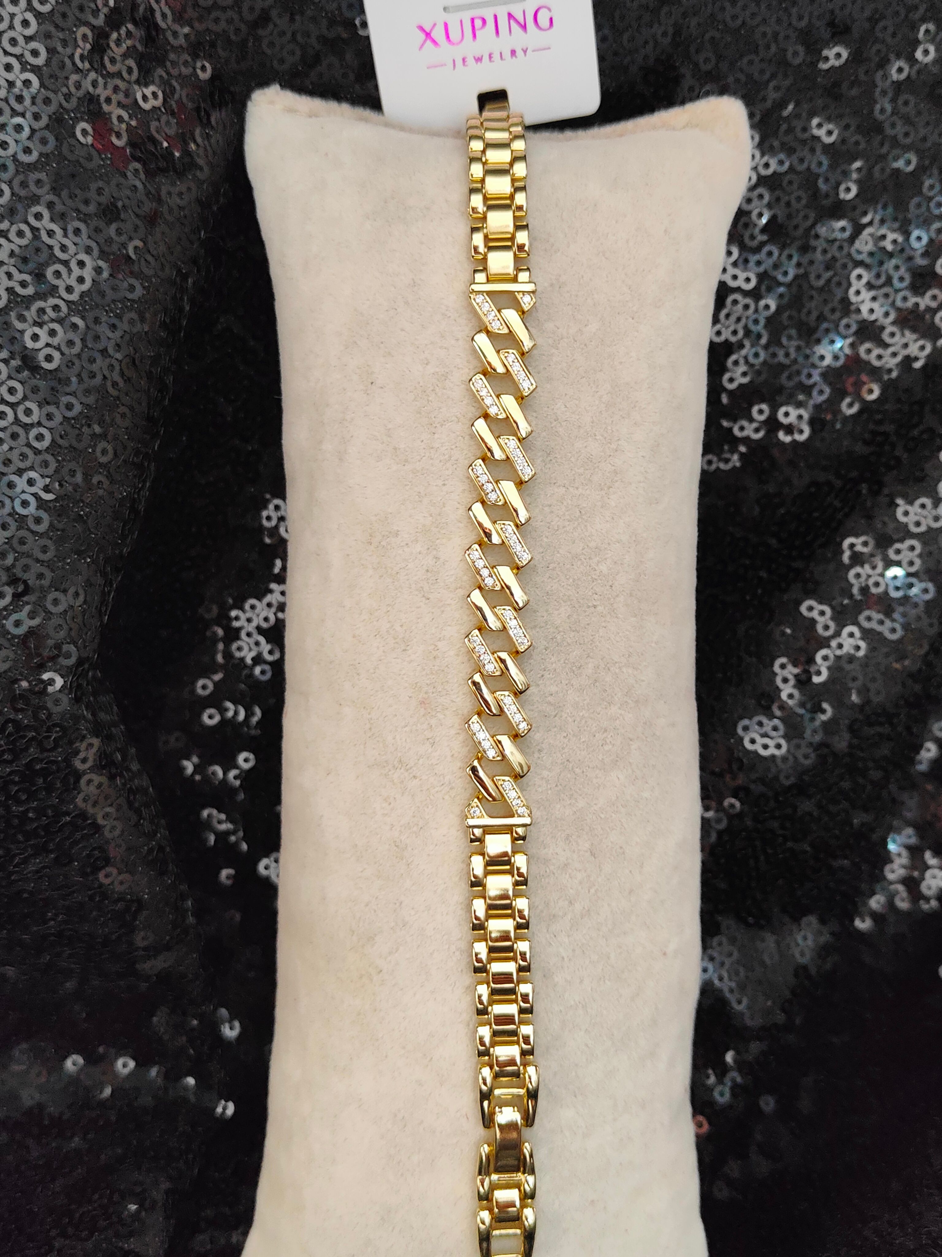 Vip Seri Xuping Bileklik - Gold - 7