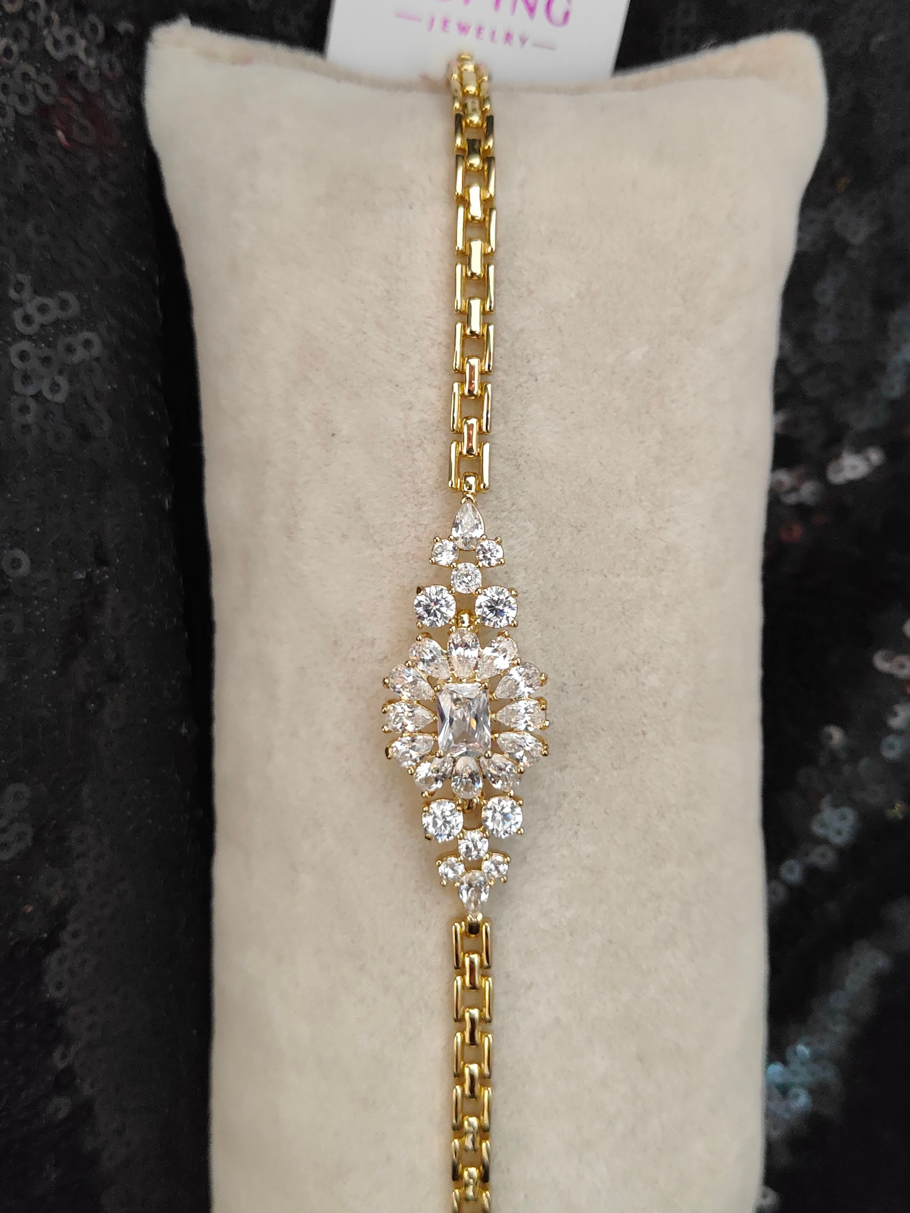 Vip Seri Xuping Bileklik - Gold - 9