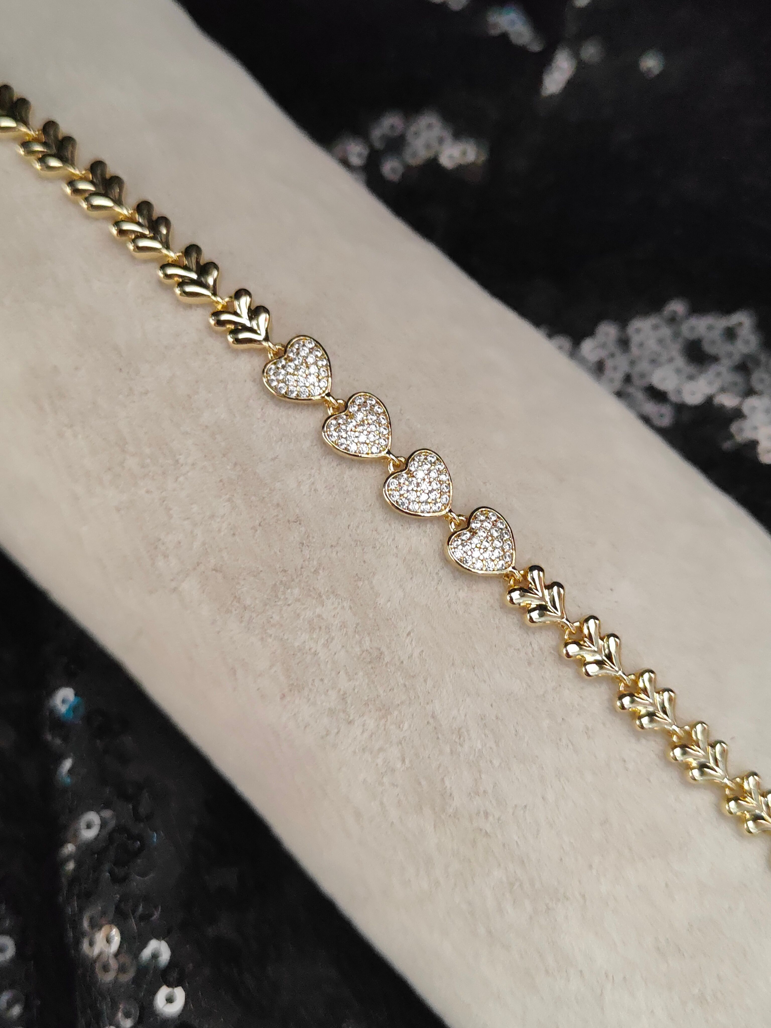 Vip Seri Xuping Bileklik - Gold