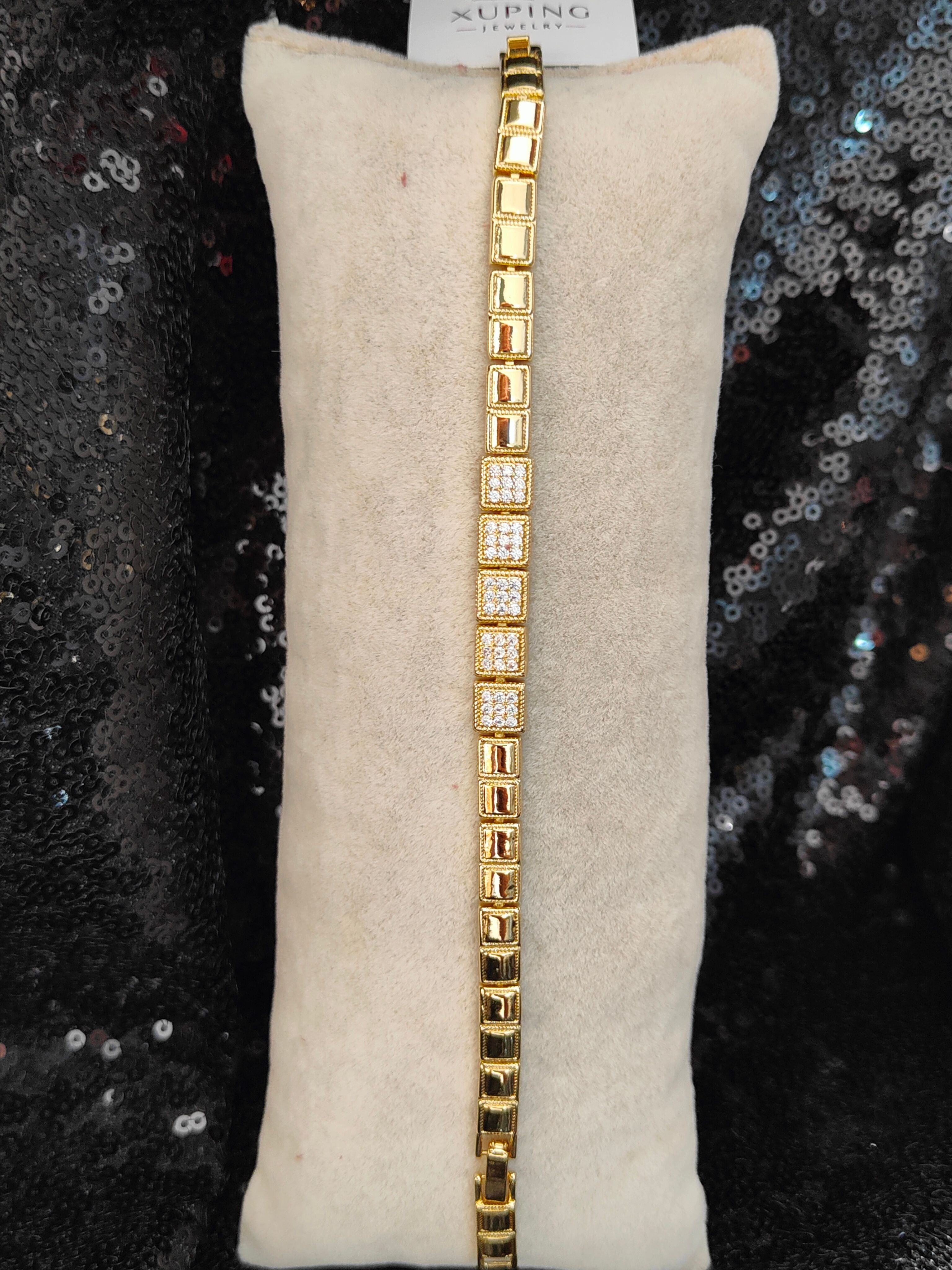 Vip Seri Xuping Bileklik - Gold - 8