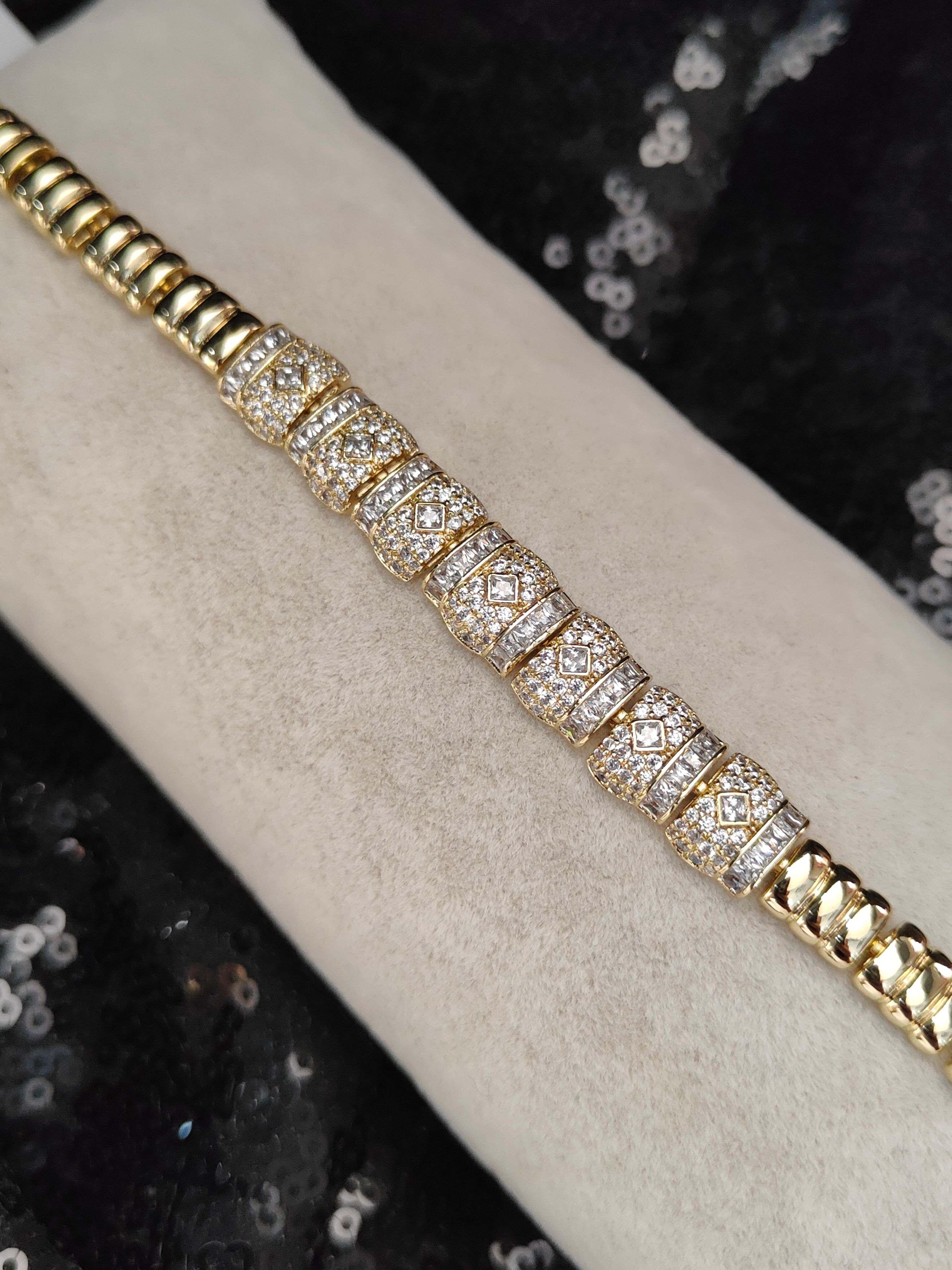 Vip Seri Xuping Bileklik - Gold - 10