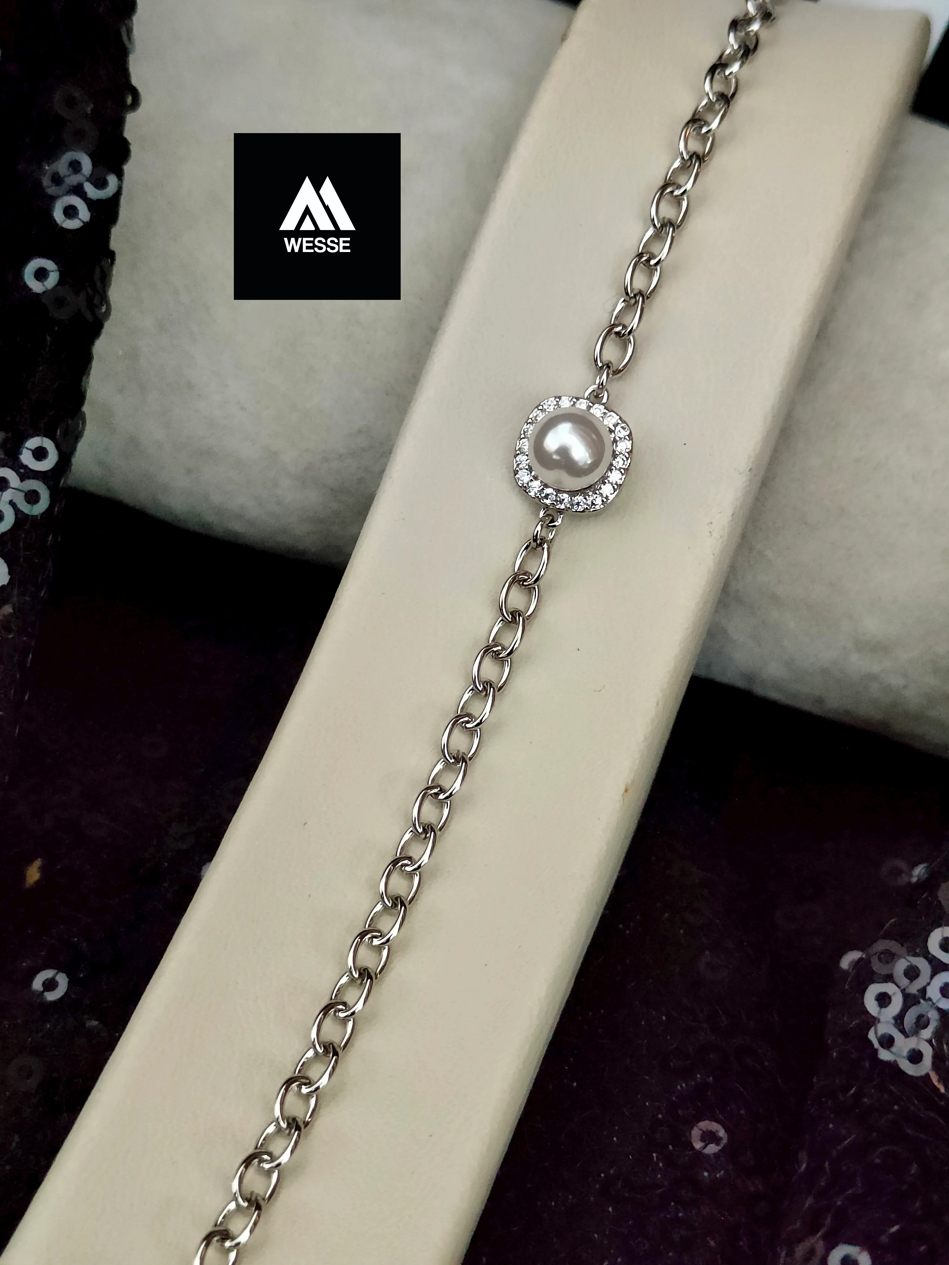 Xuping Vip Seri Rodium Gümüş Renk Bileklik