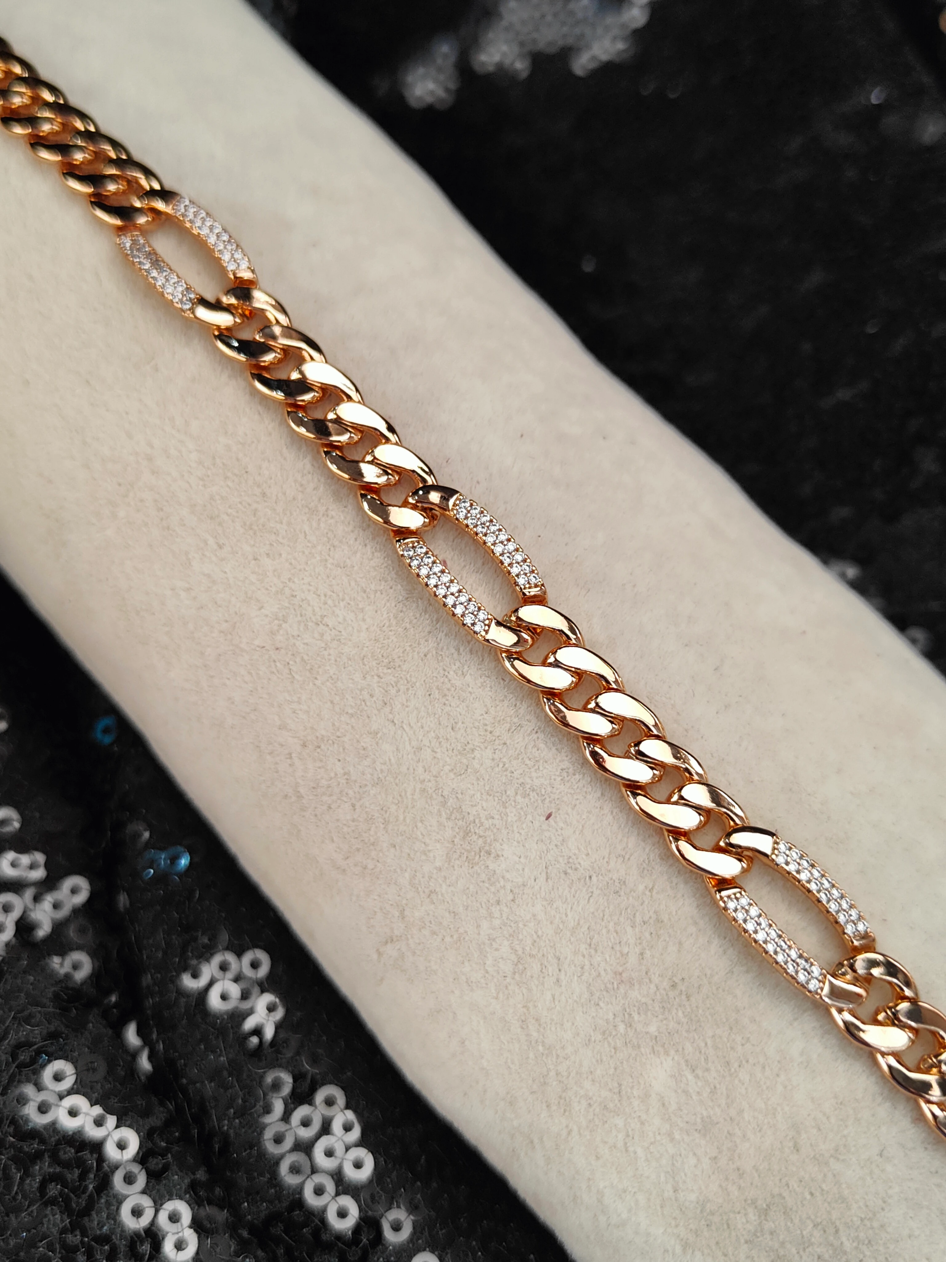 Vip Seri Xuping Bileklik - Rose Gold