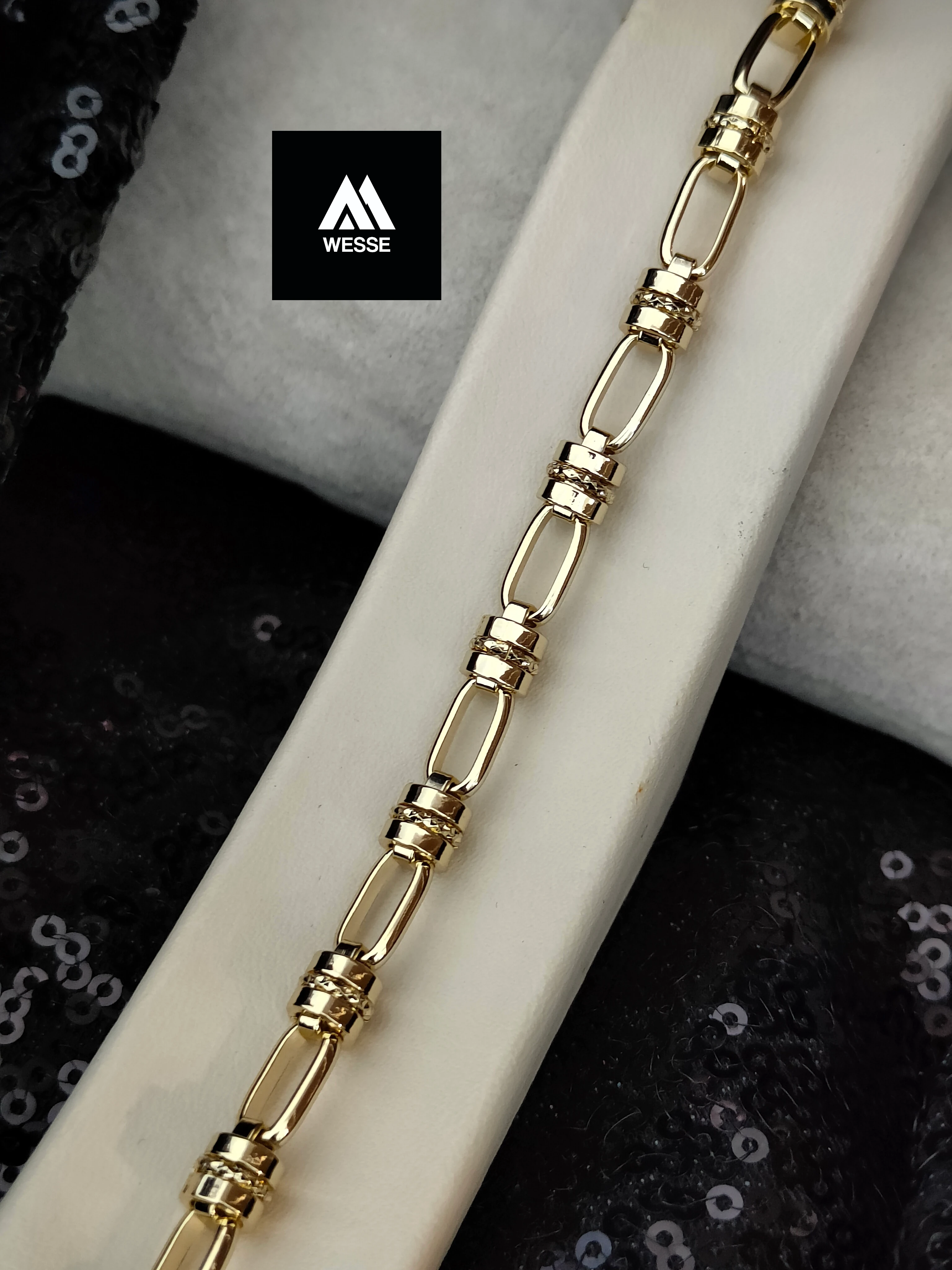 Xuping Vip Seri 14K Altın Renk Bileklik - 2