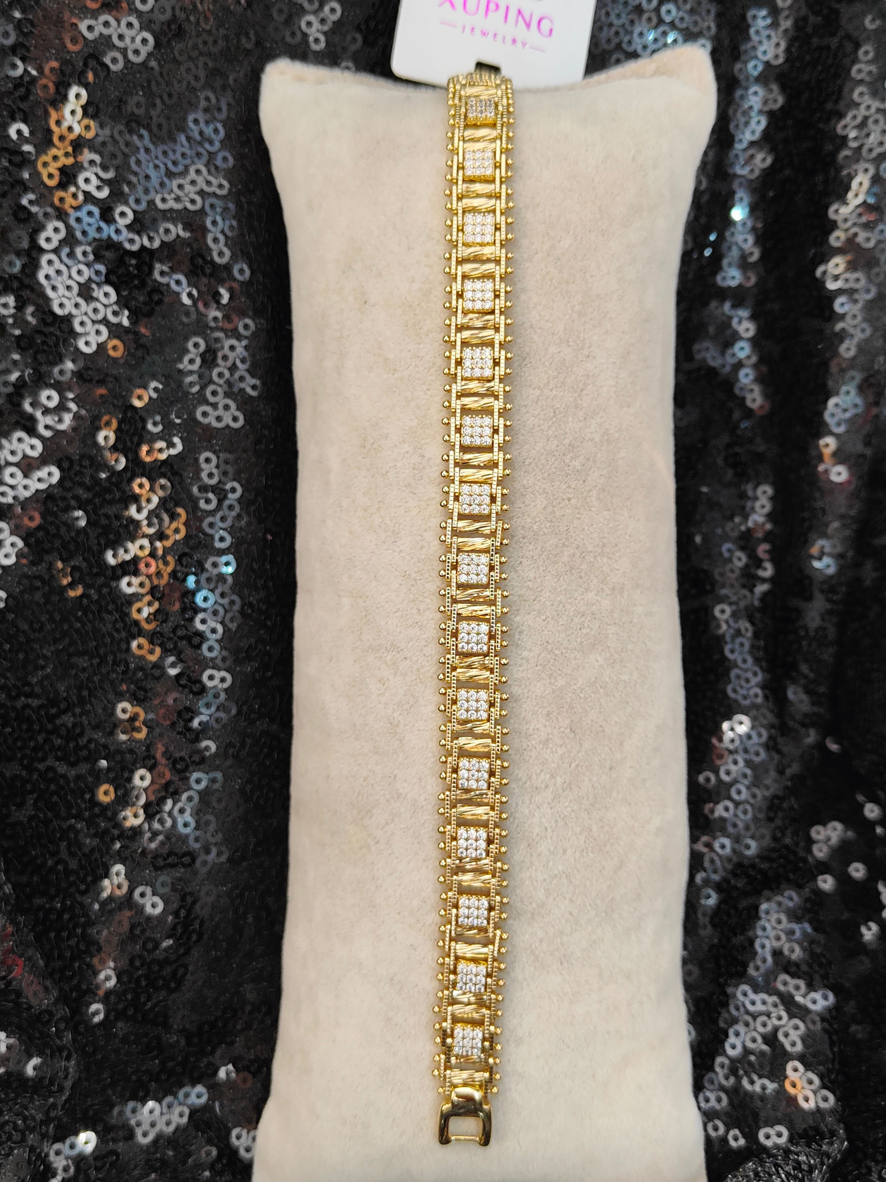 Vip Seri Xuping Bileklik - Gold - 7