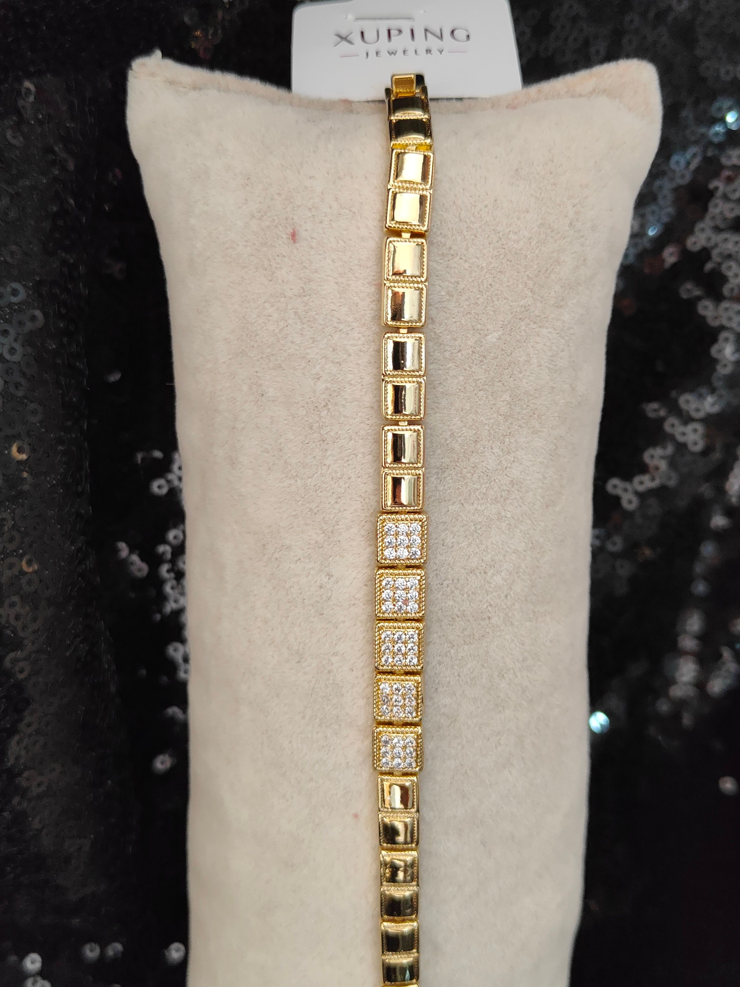 Vip Seri Xuping Bileklik - Gold - 8