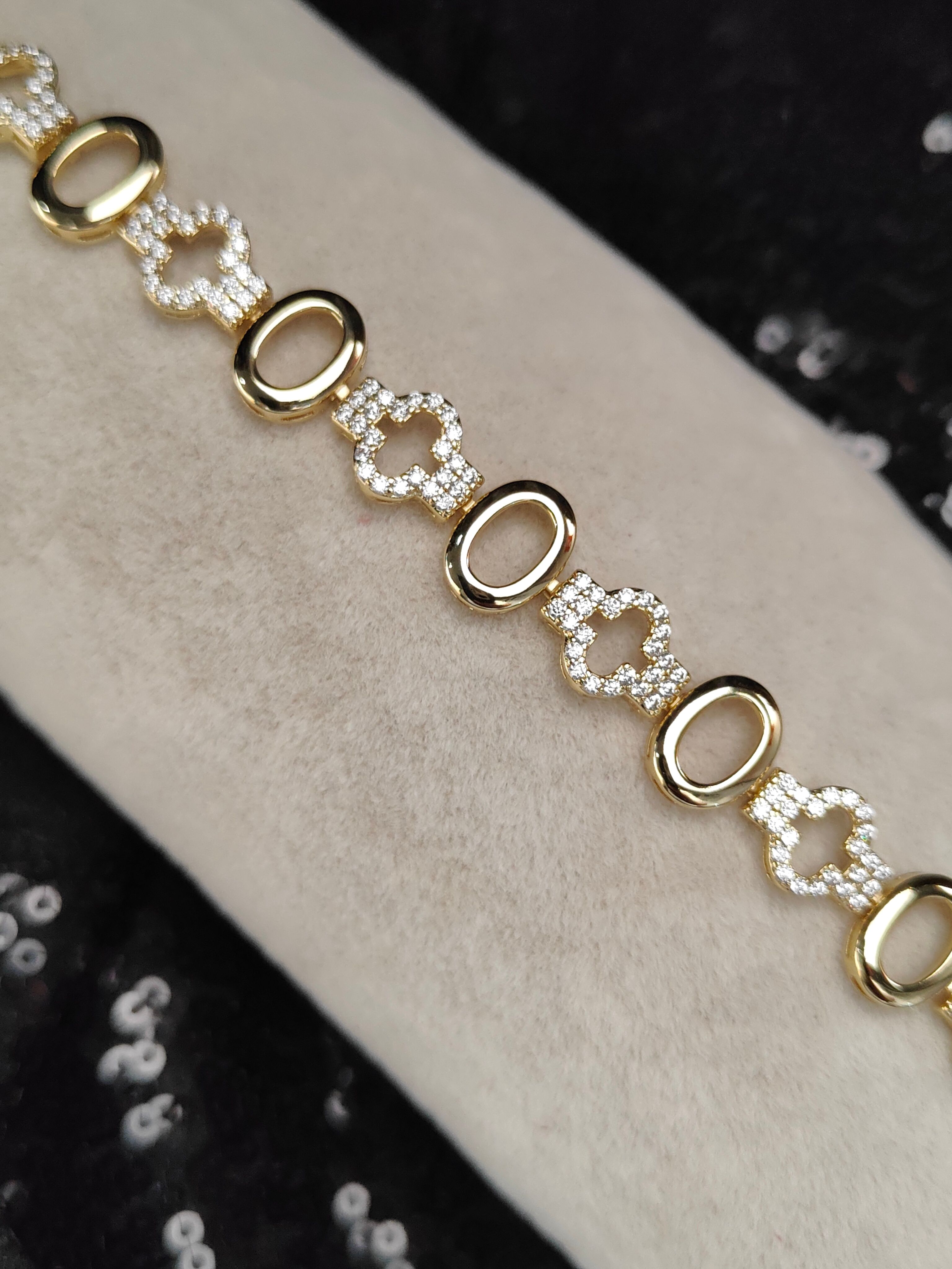 Vip Seri Xuping Bileklik - Gold - 10