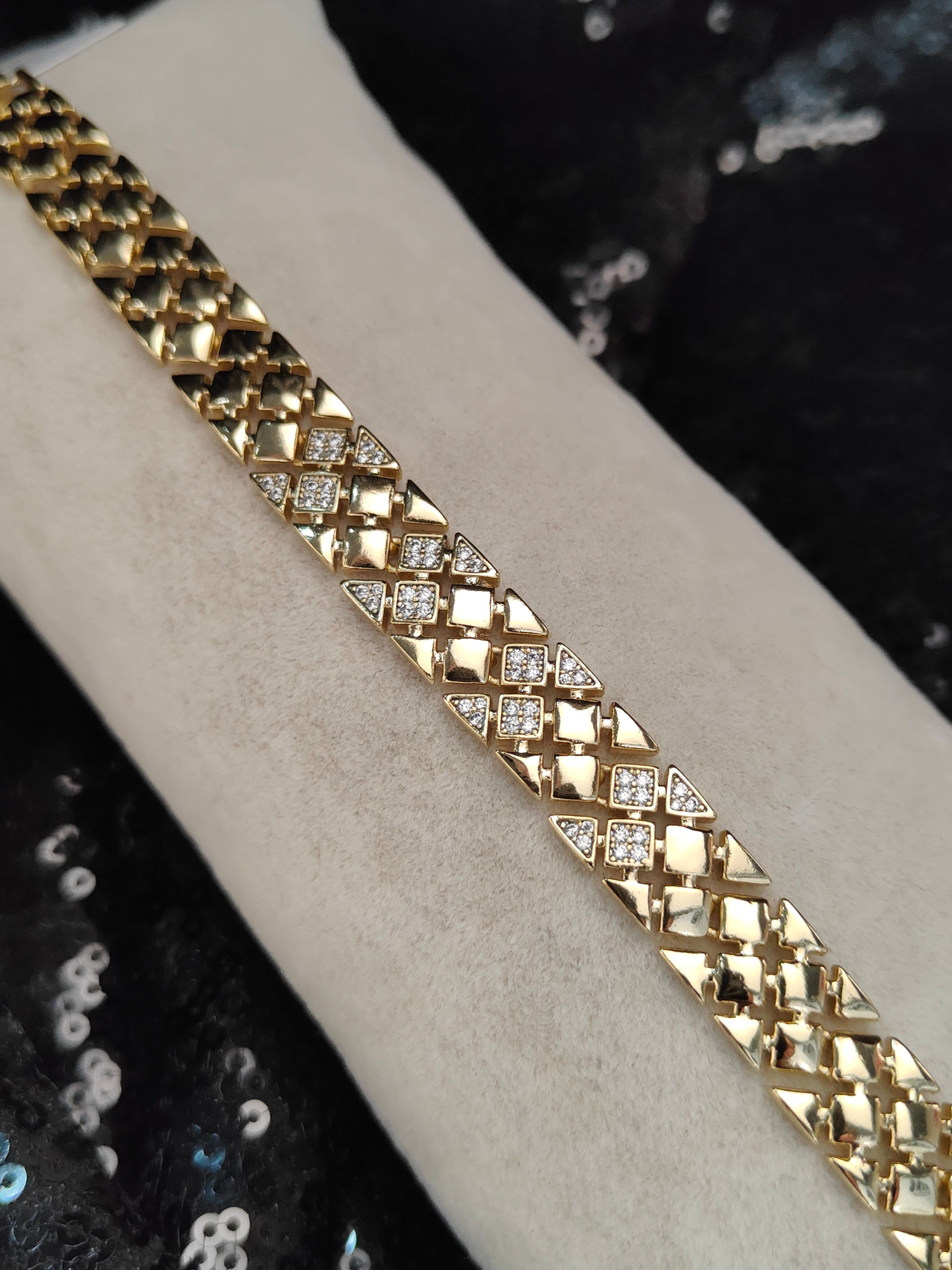 Vip Seri Xuping Bileklik - Gold - 2