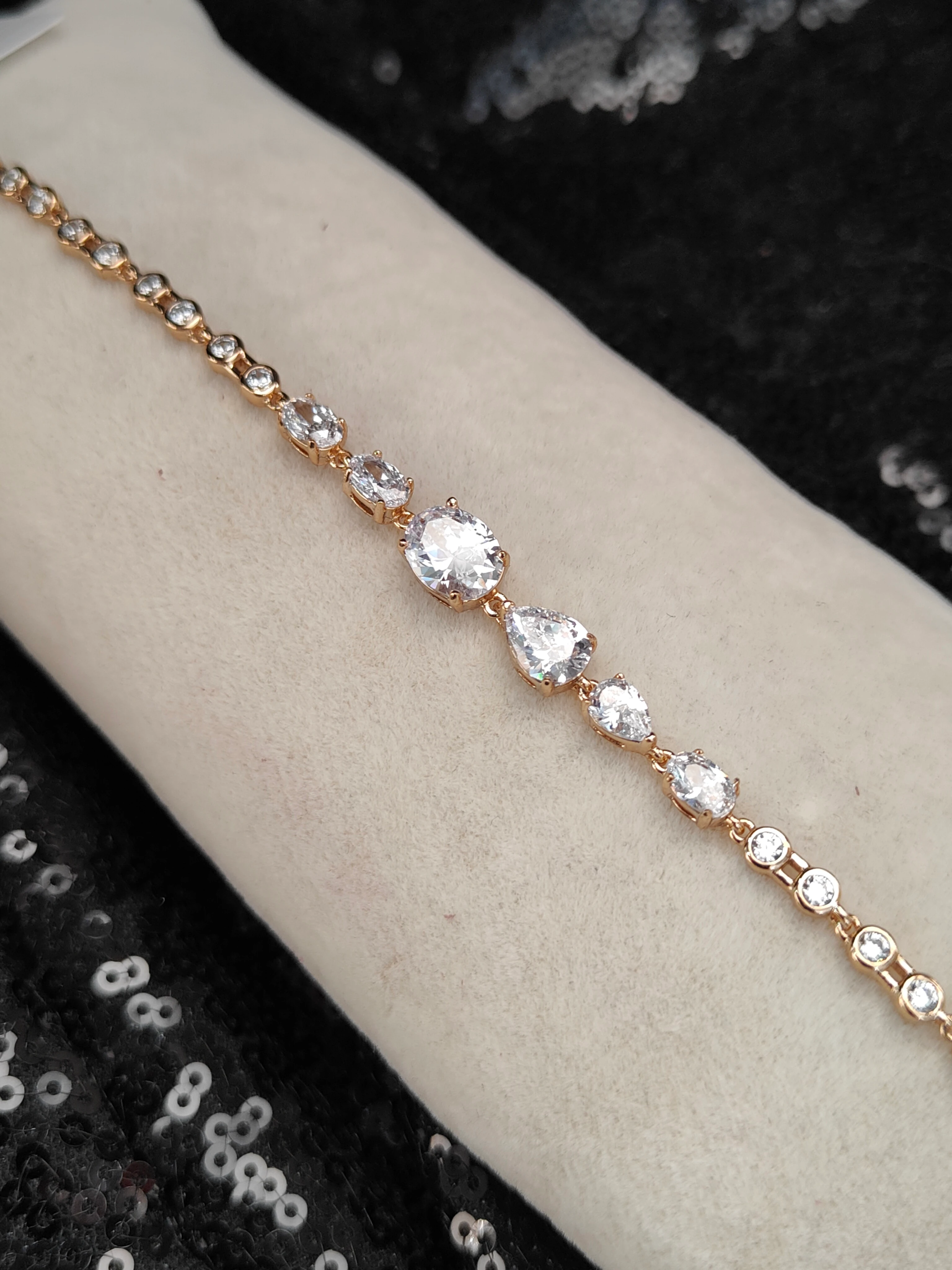 Vip Seri Xuping Bileklik - Rose Gold