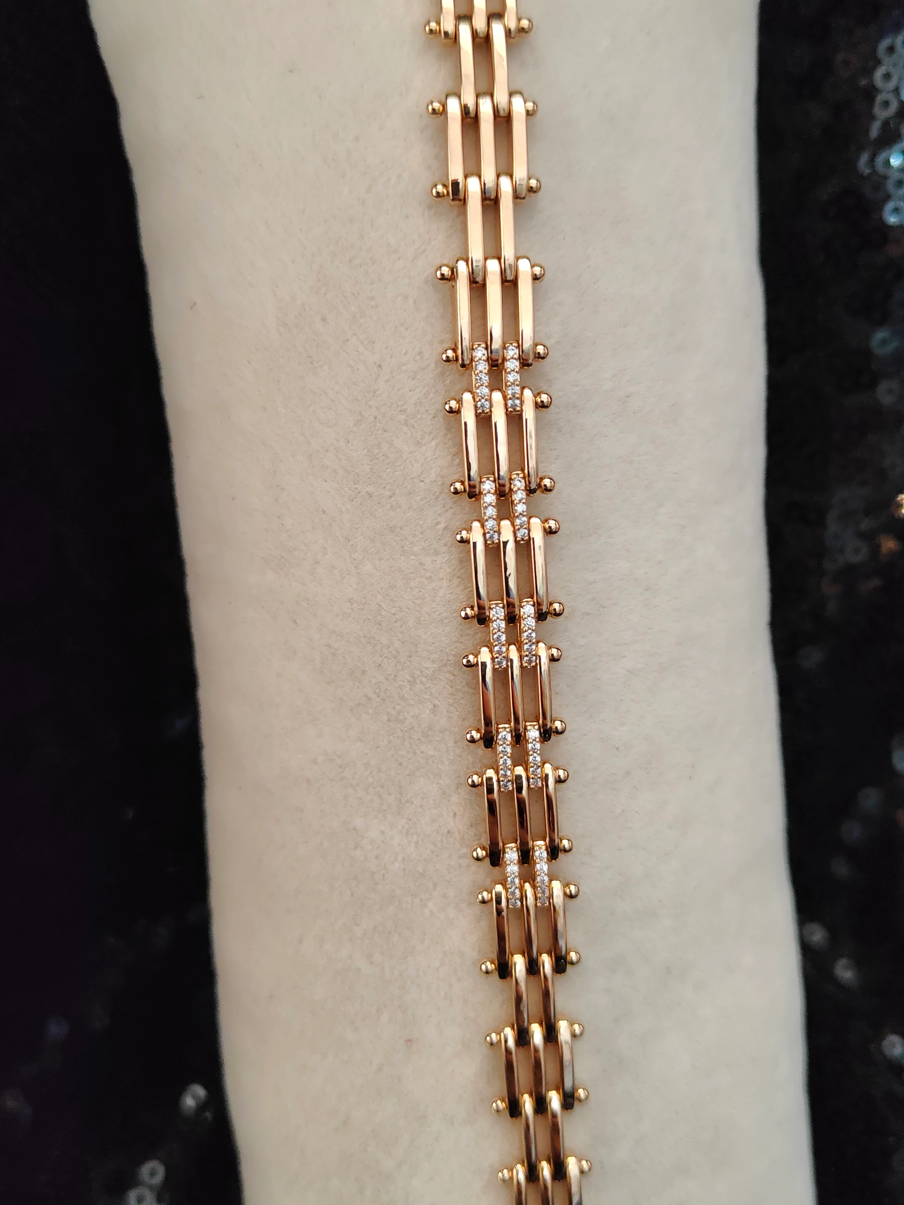 Vip Seri Xuping Bileklik - Rose Gold