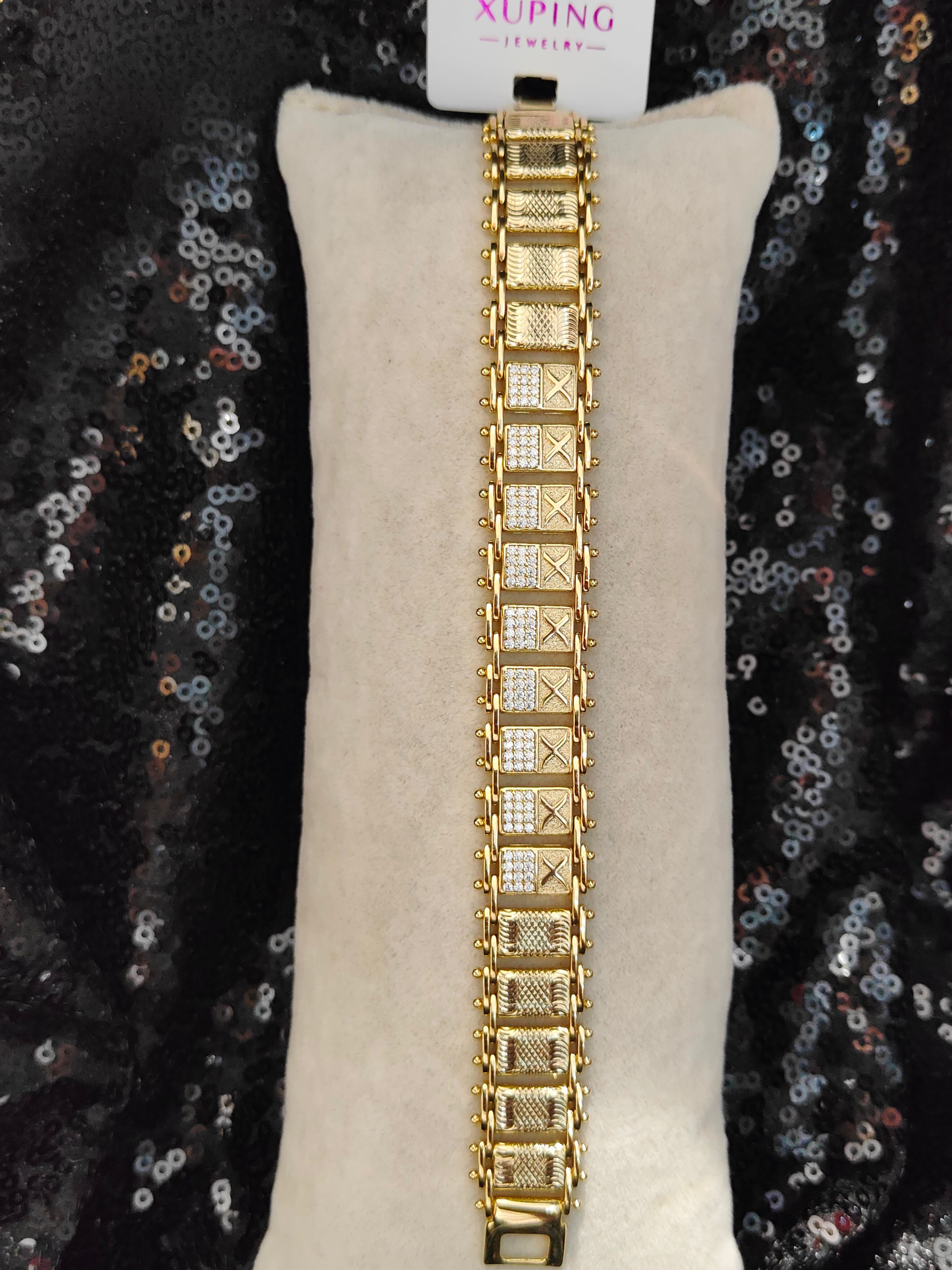 Vip Seri Xuping Bileklik - Gold - 5