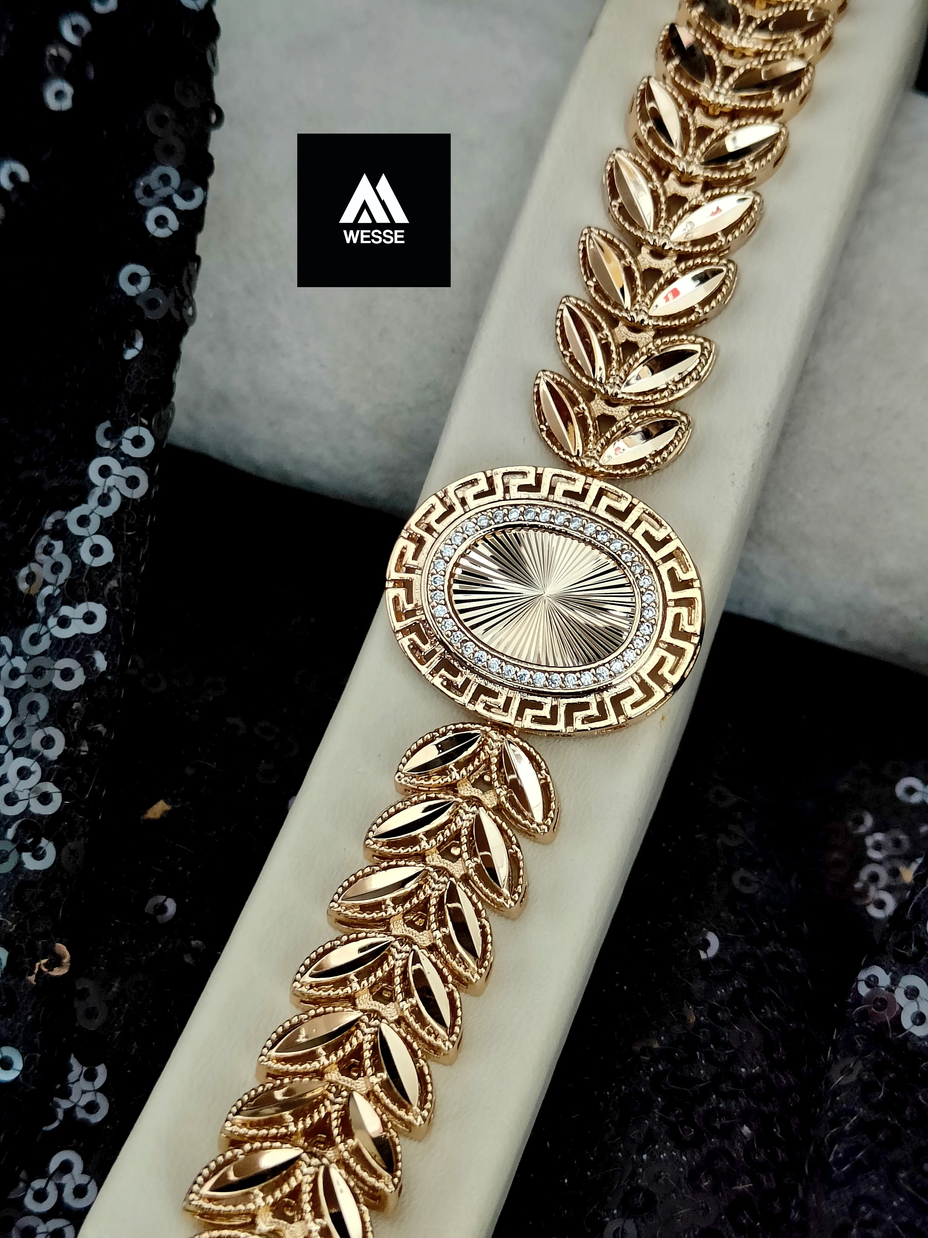 Xuping Vip Seri 18K Rose Gold Renk Bileklik