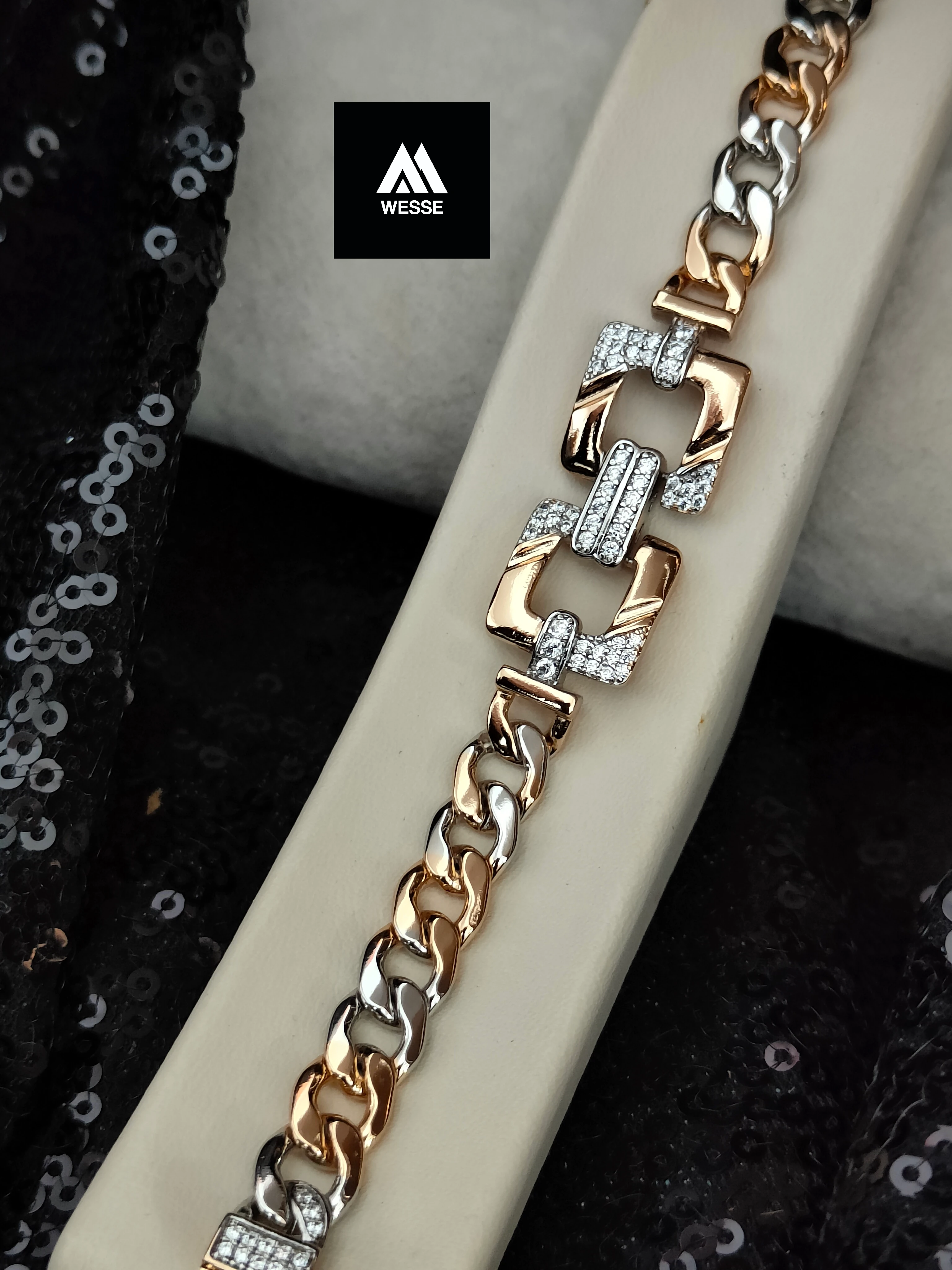 Xuping Vip Seri İki Renk Bileklik