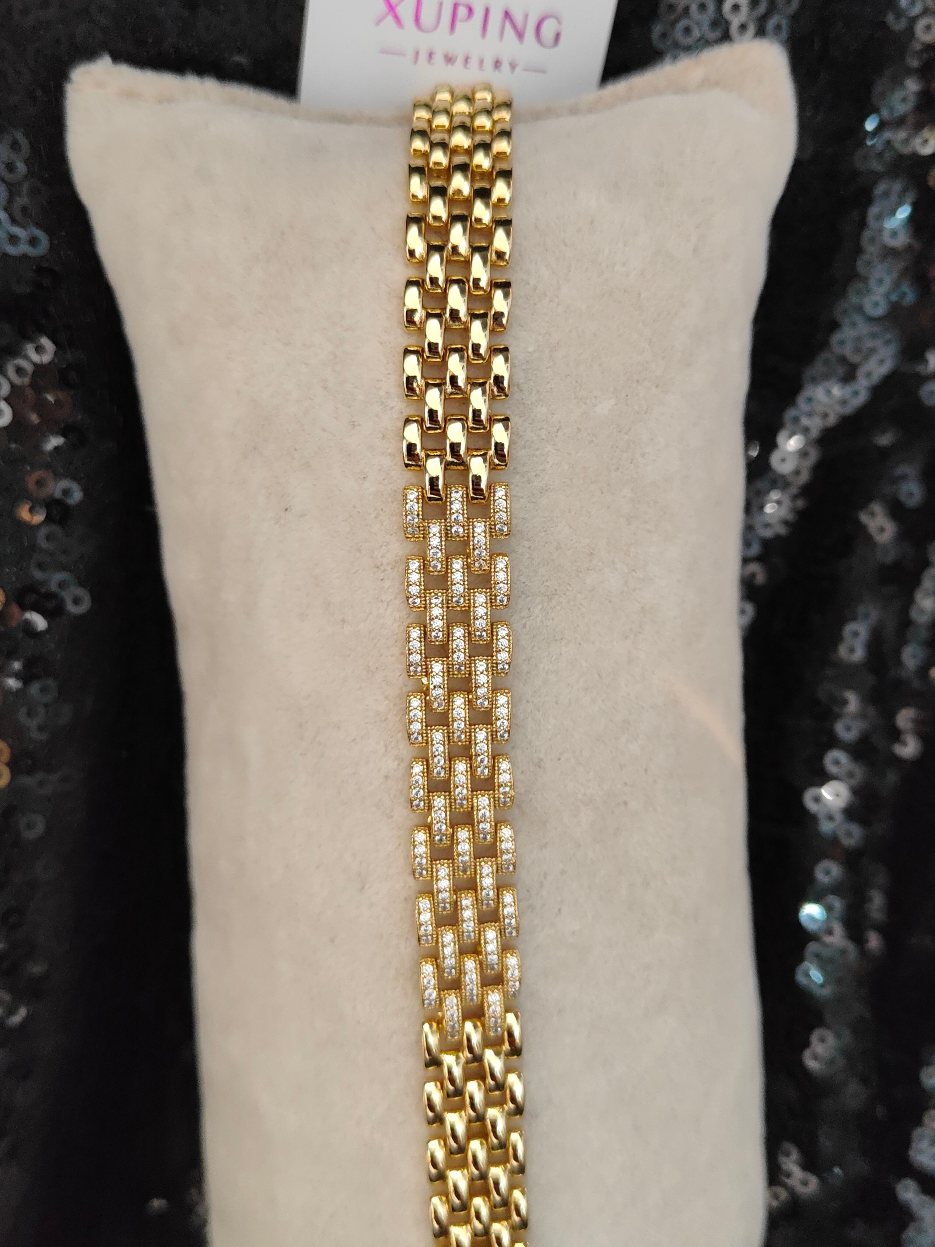 Vip Seri Xuping Bileklik - Gold - 9