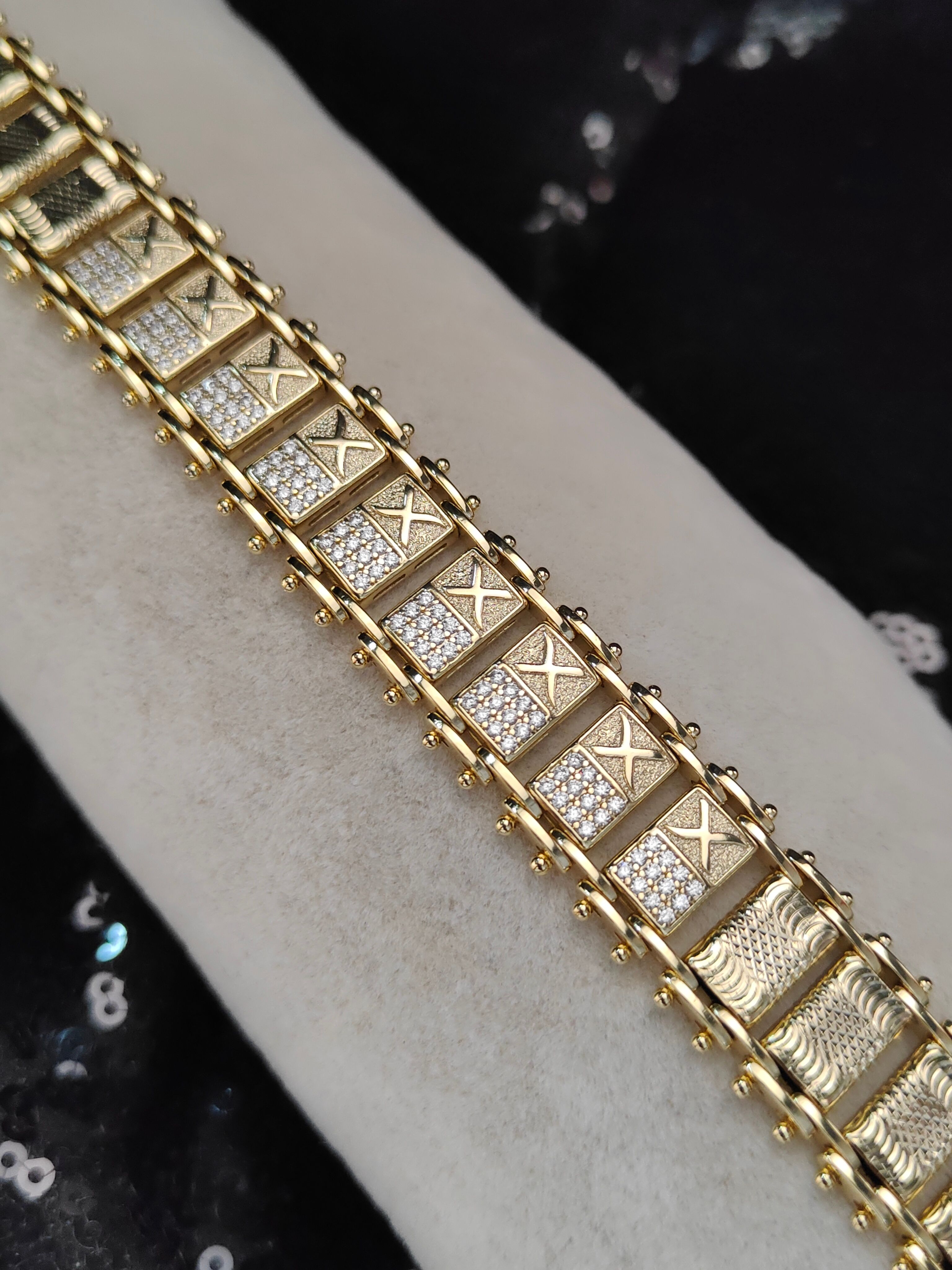 Vip Seri Xuping Bileklik - Gold - 5