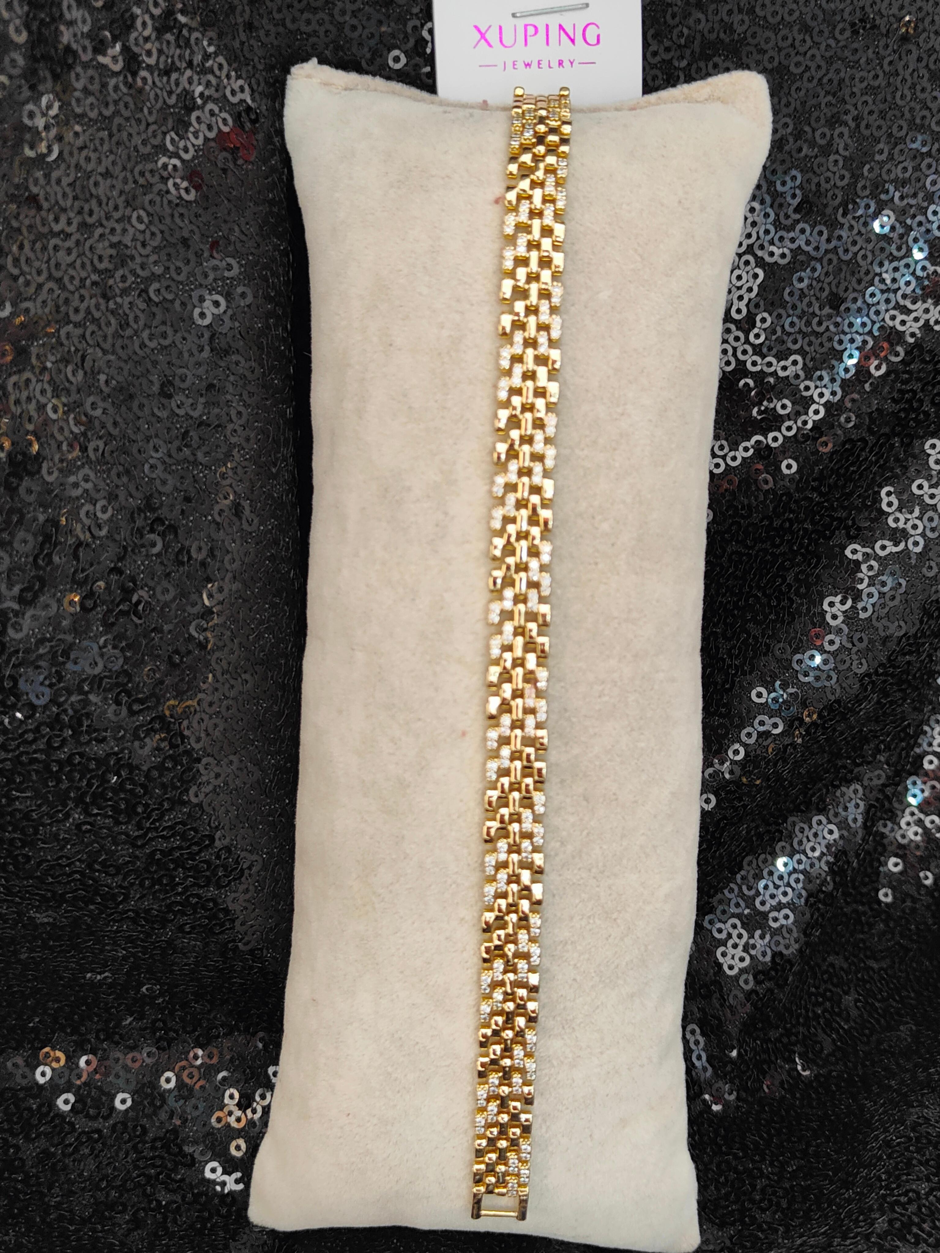 Vip Seri Xuping Bileklik - Gold - 7