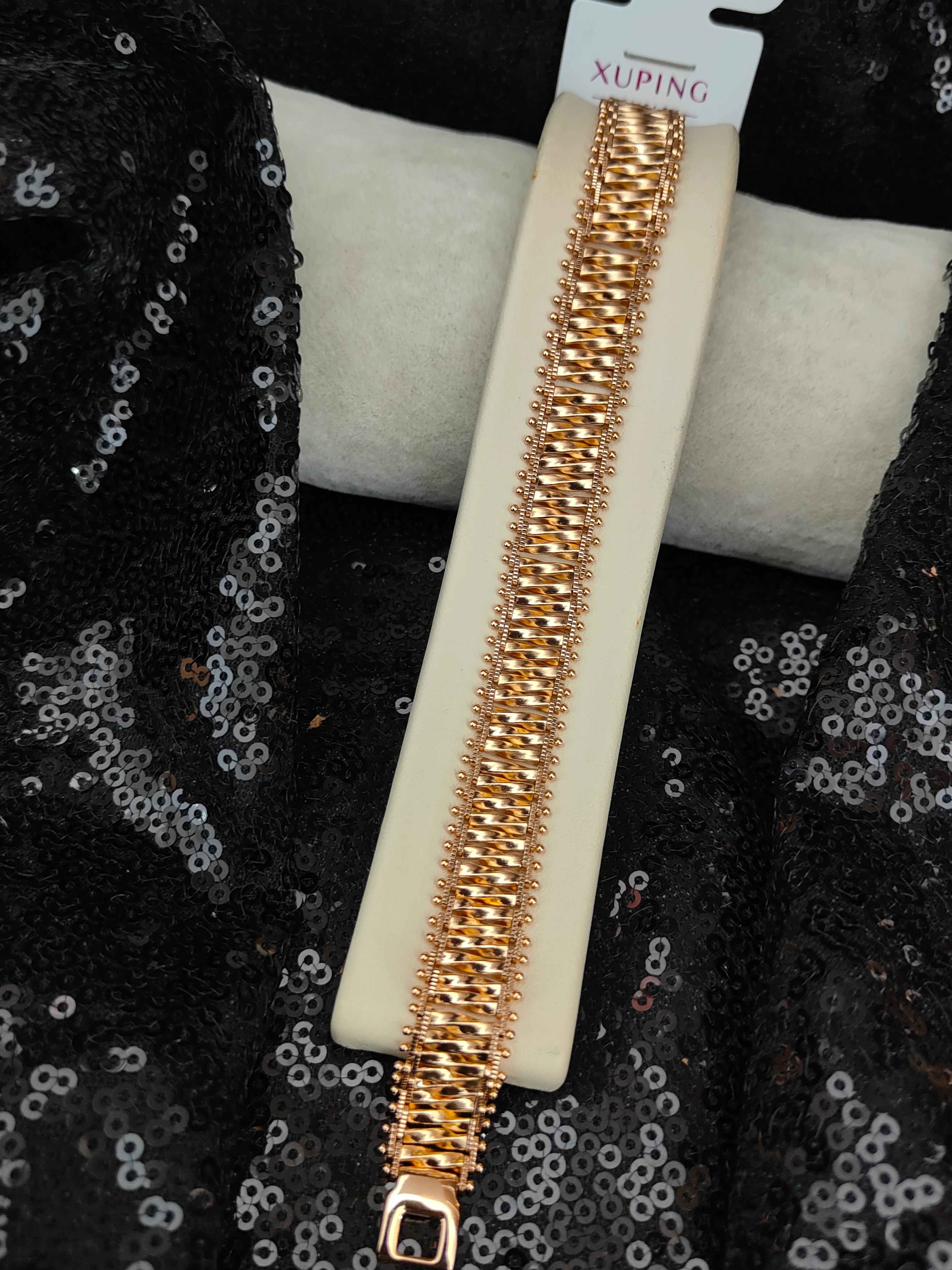 Xuping Vip Seri 18K Rose Gold Renk Bileklik - 10