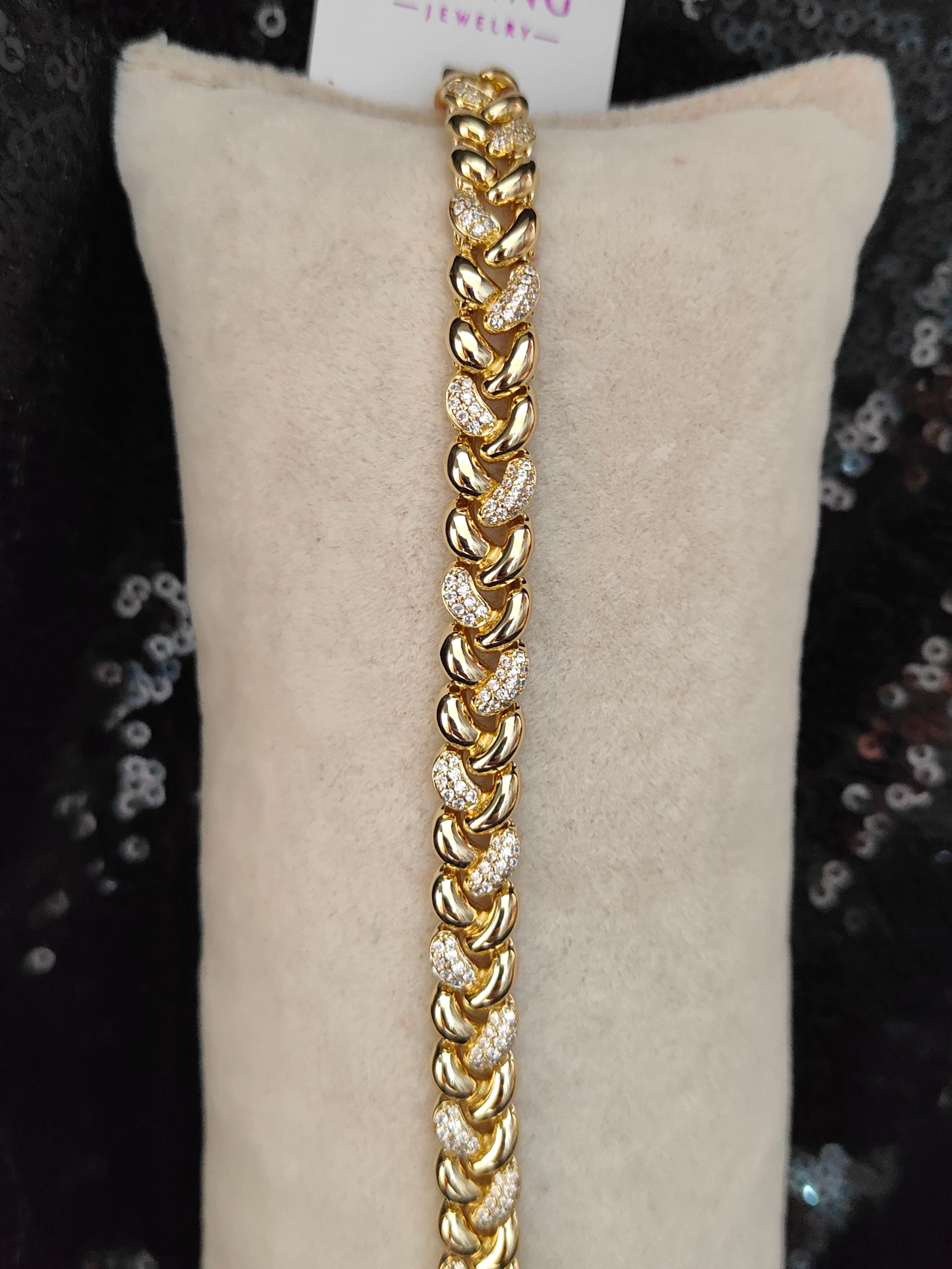 Vip Seri Xuping Bileklik - Gold - 9