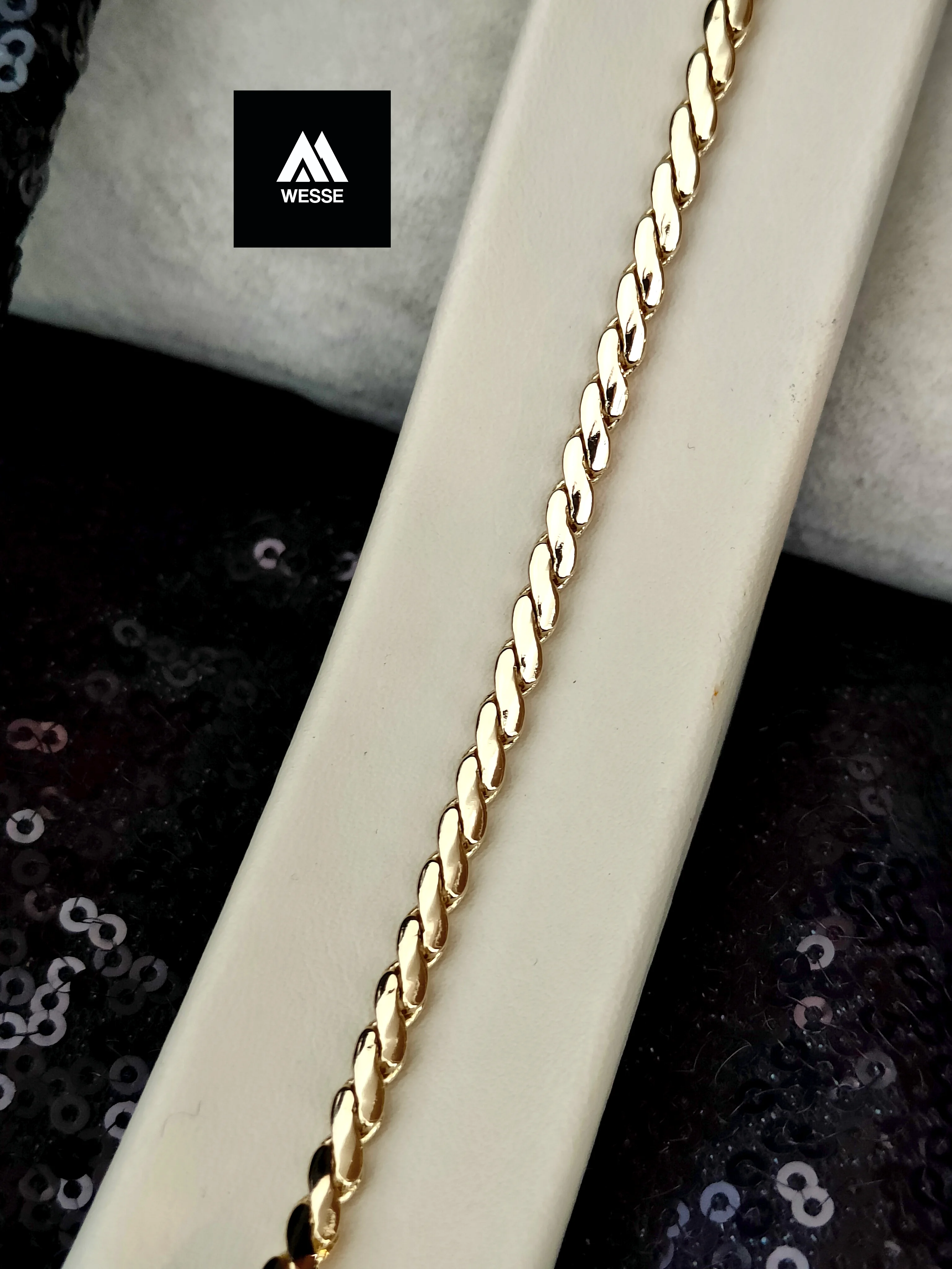 Xuping Vip Seri 14K Altın Renk Bileklik - 10