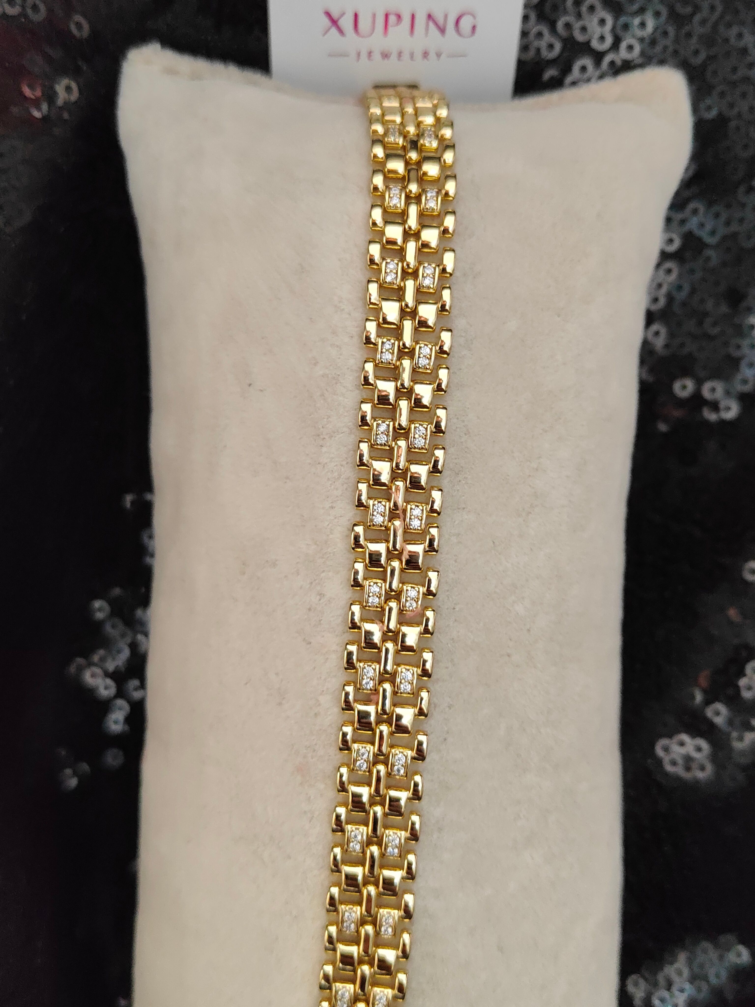 Vip Seri Xuping Bileklik - Gold - 8