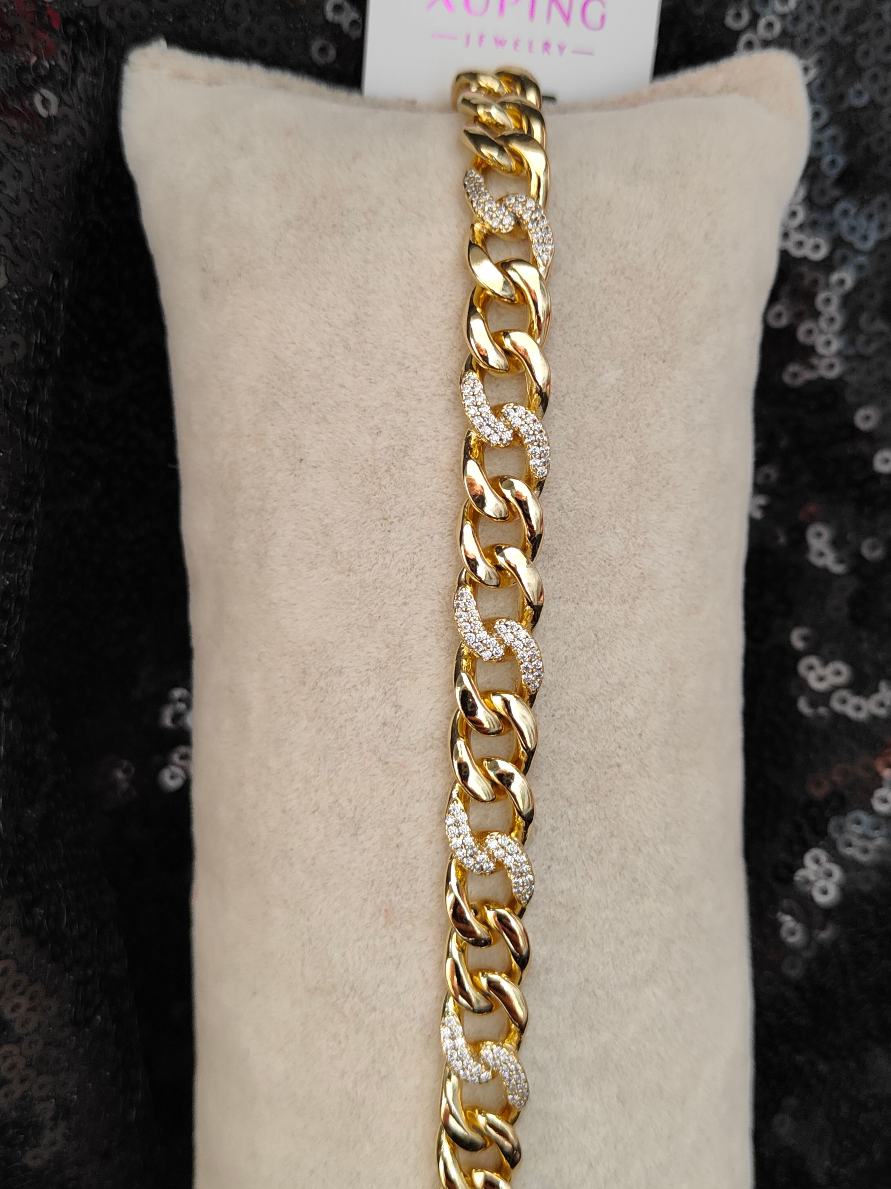 Vip Seri Xuping Bileklik - Gold - 6
