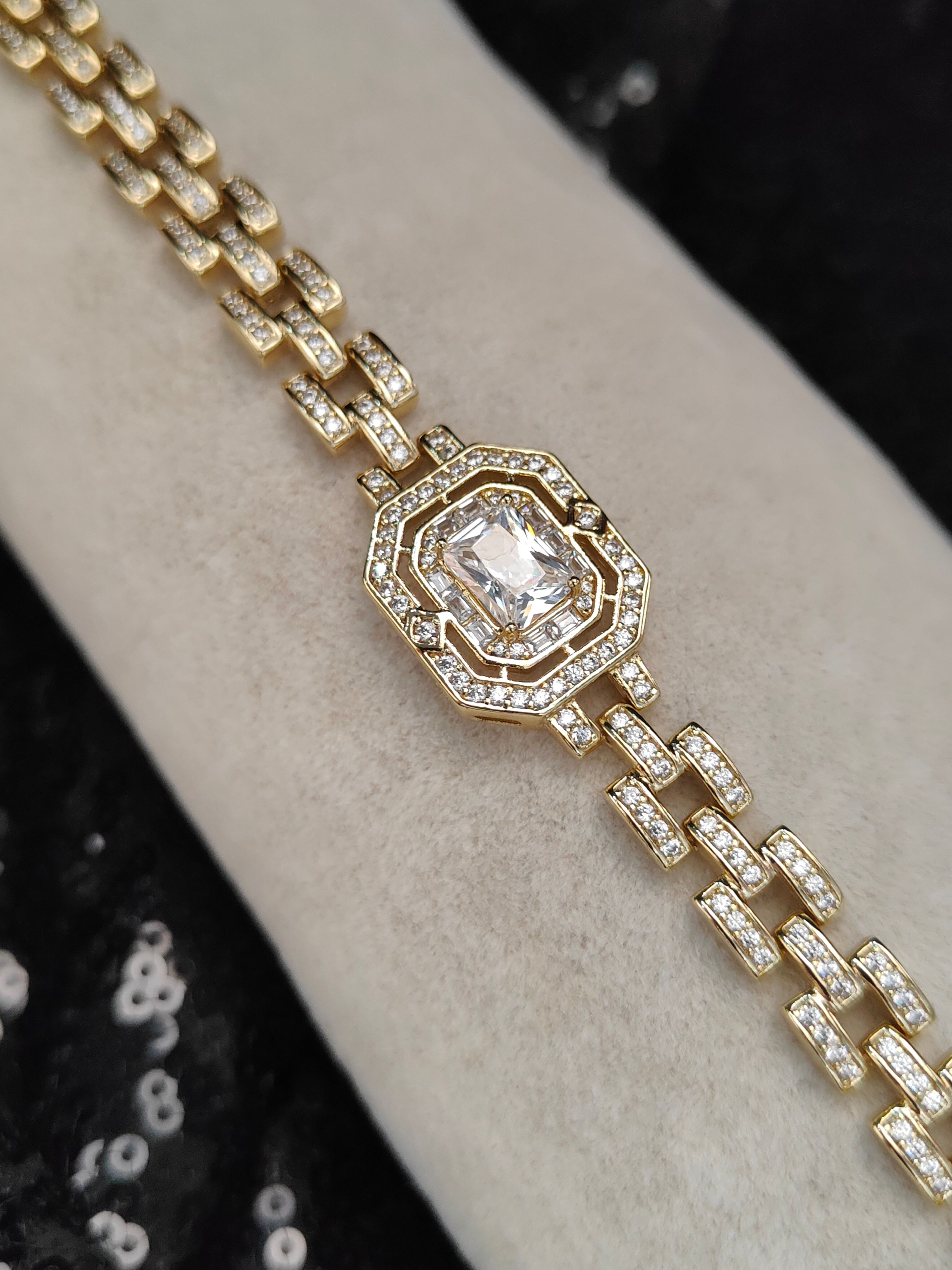 Vip Seri Xuping Bileklik - Gold - 3