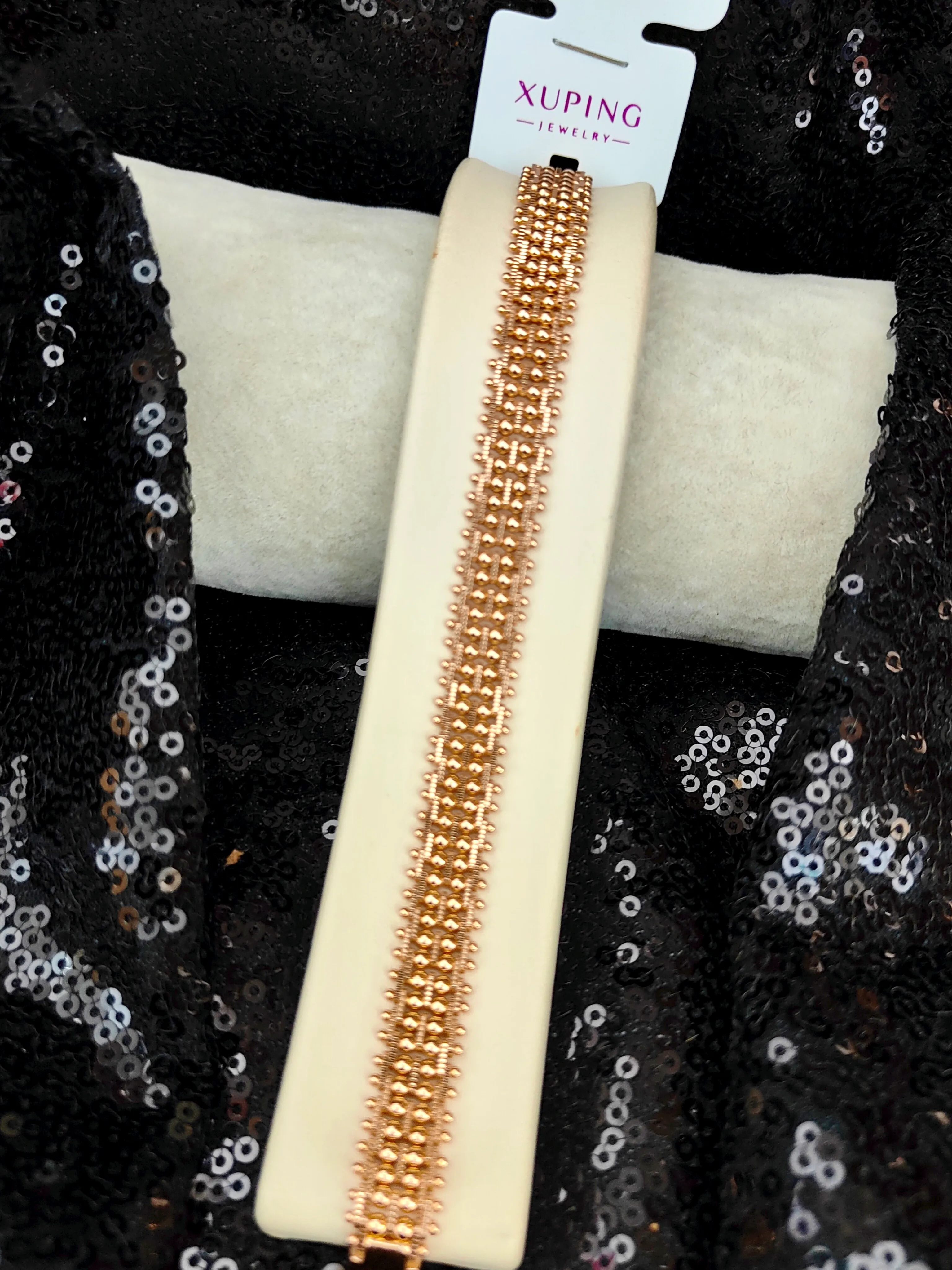 Xuping Vip Seri 18K Rose Gold Renk Bileklik - 7