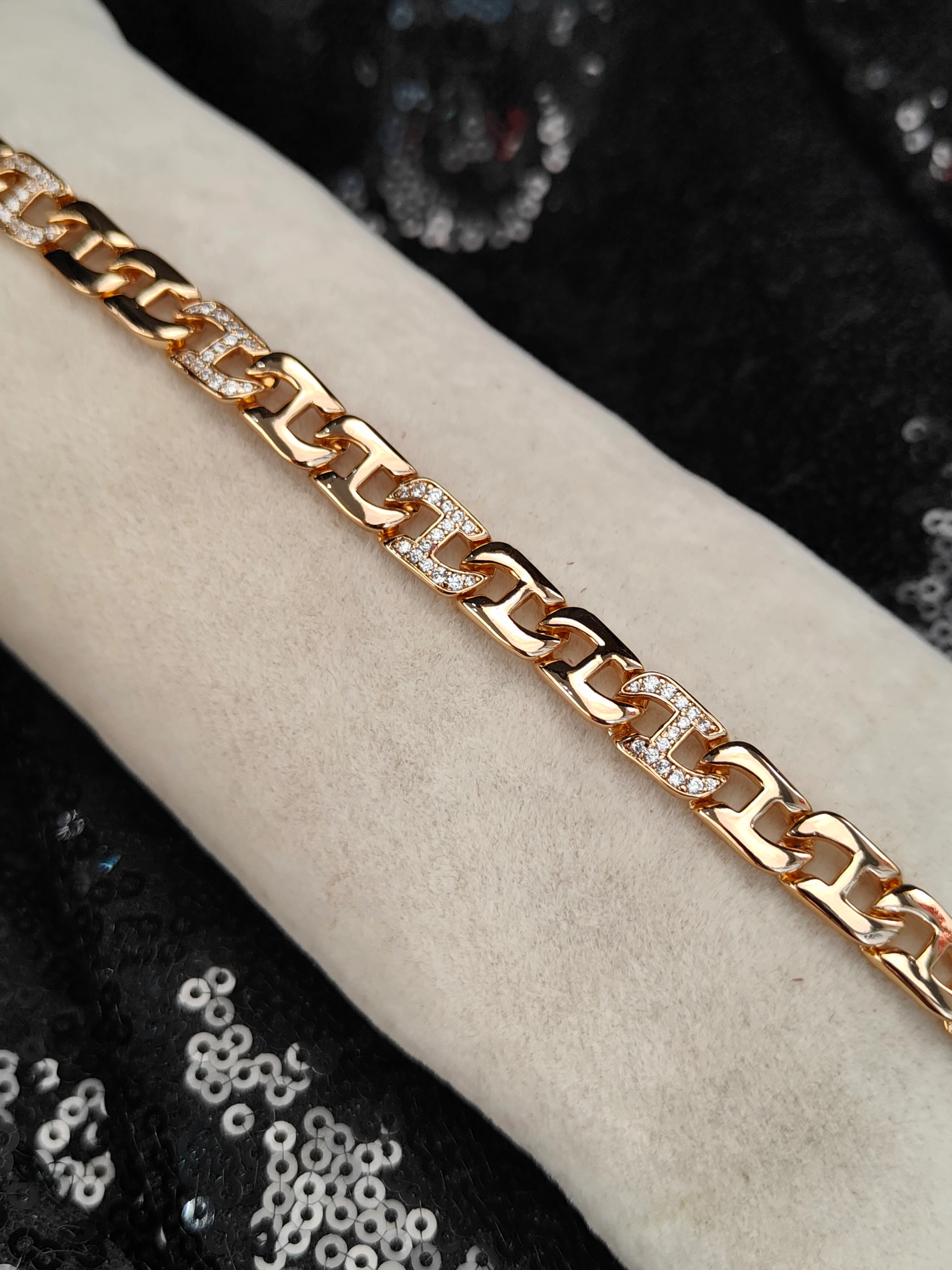 Vip Seri Xuping Bileklik - Rose Gold