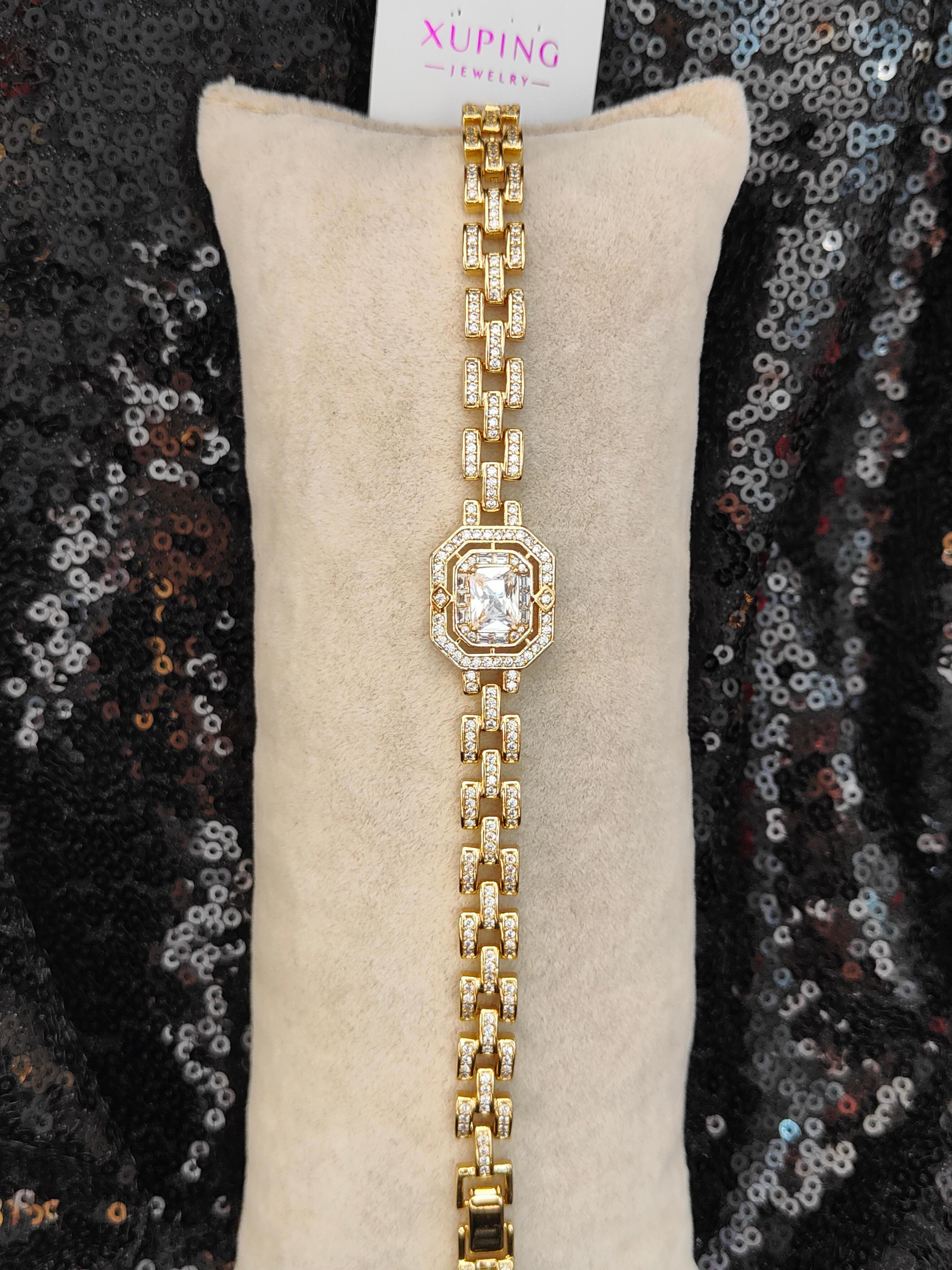 Vip Seri Xuping Bileklik - Gold - 3