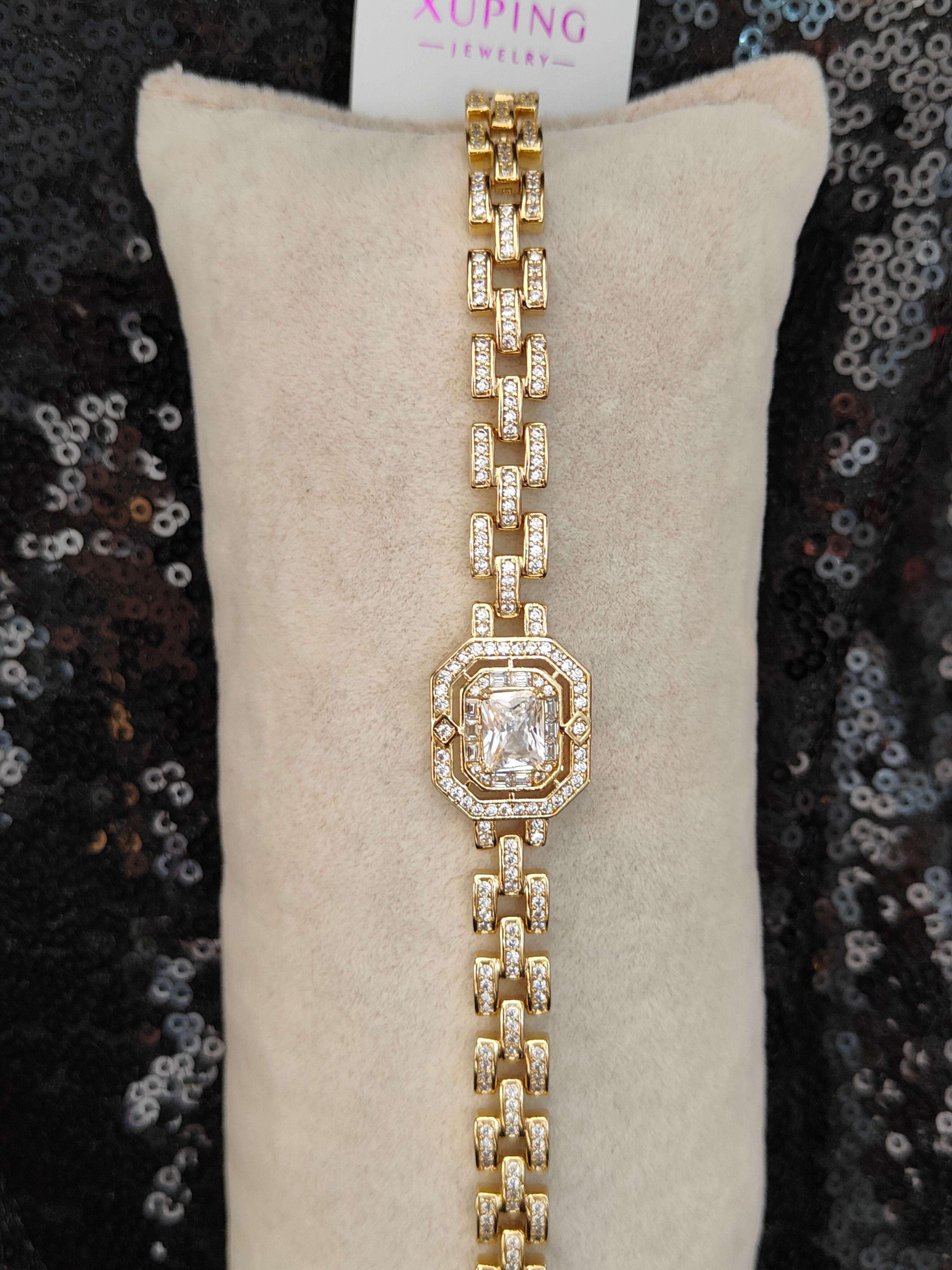 Vip Seri Xuping Bileklik - Gold - 3