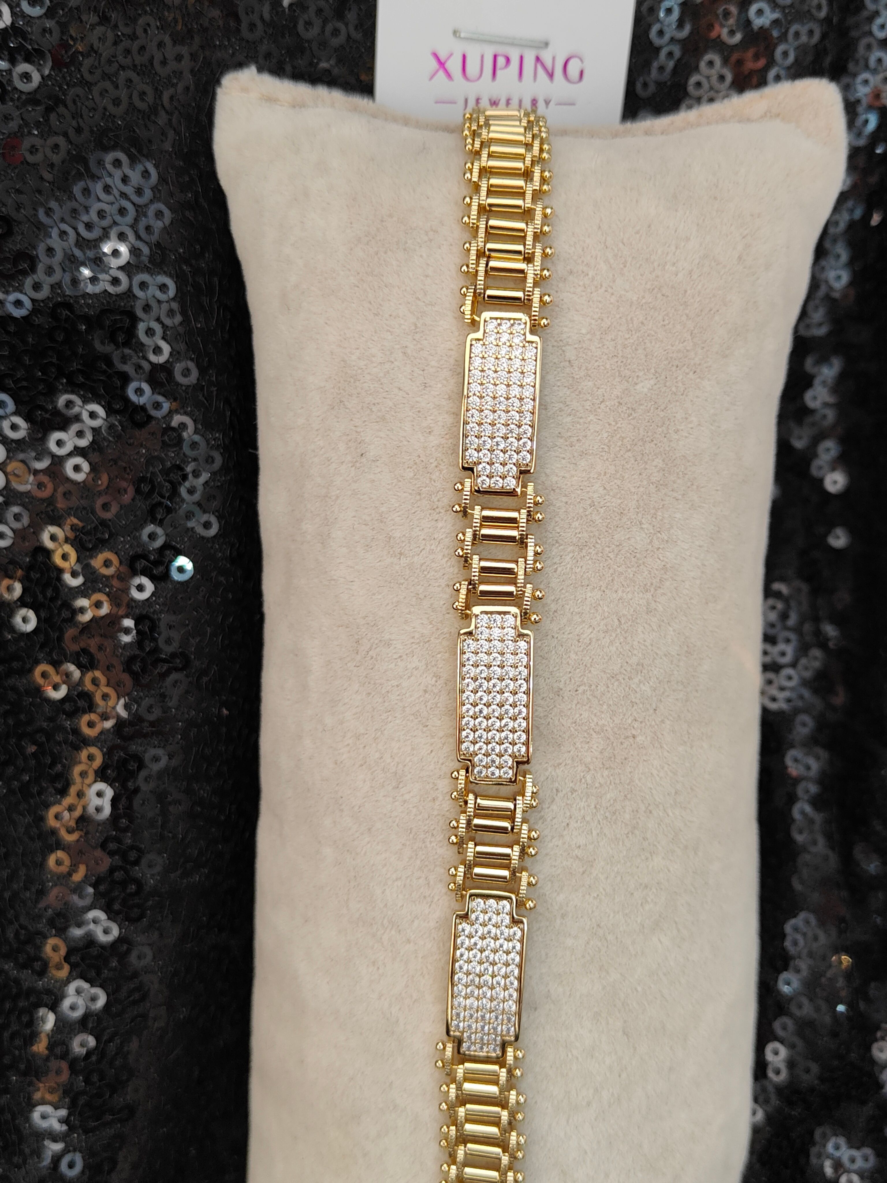 Vip Seri Xuping Bileklik - Gold - 8