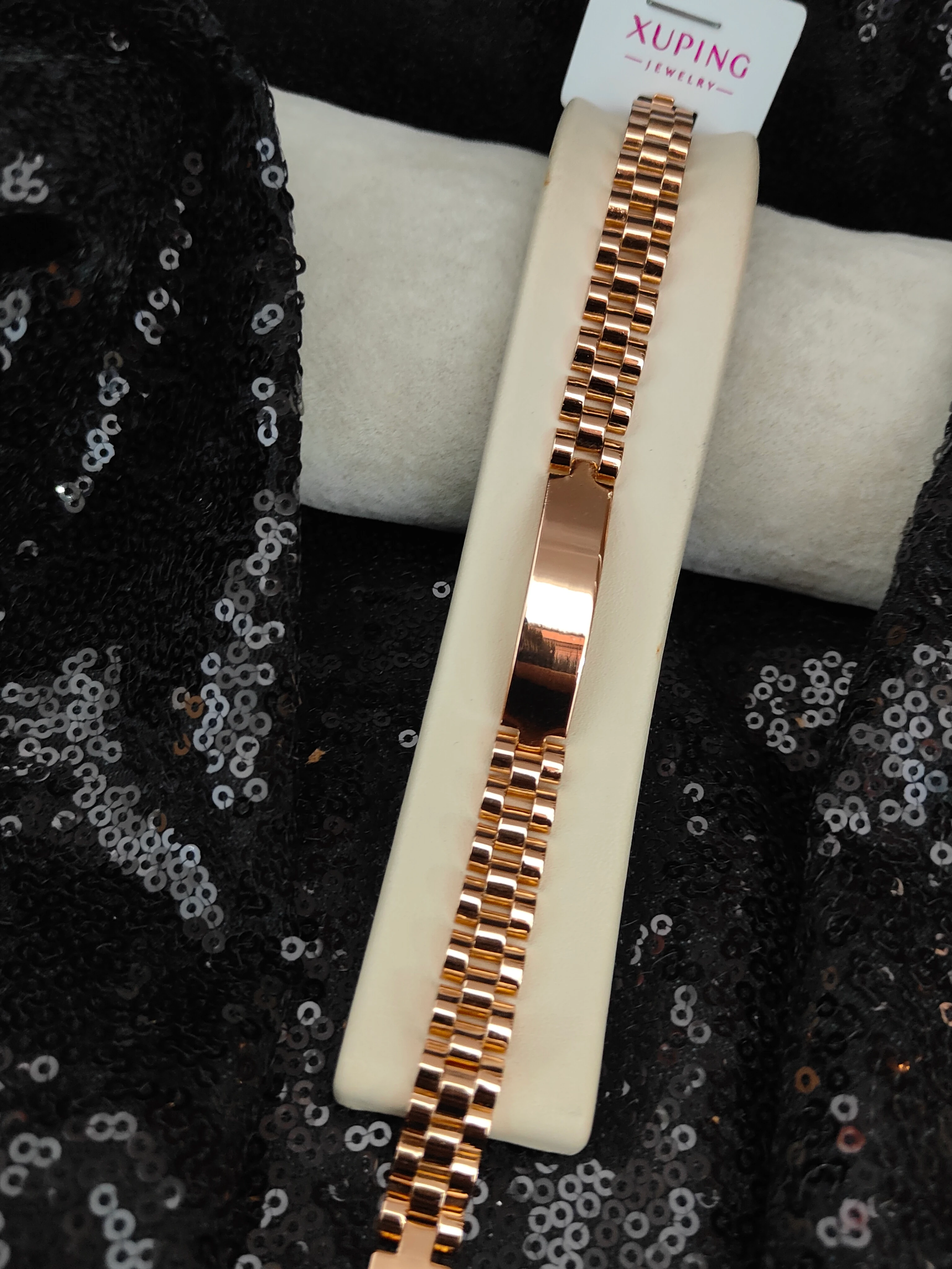 Xuping Vip Seri 18K Rose Gold Renk Bileklik - 9