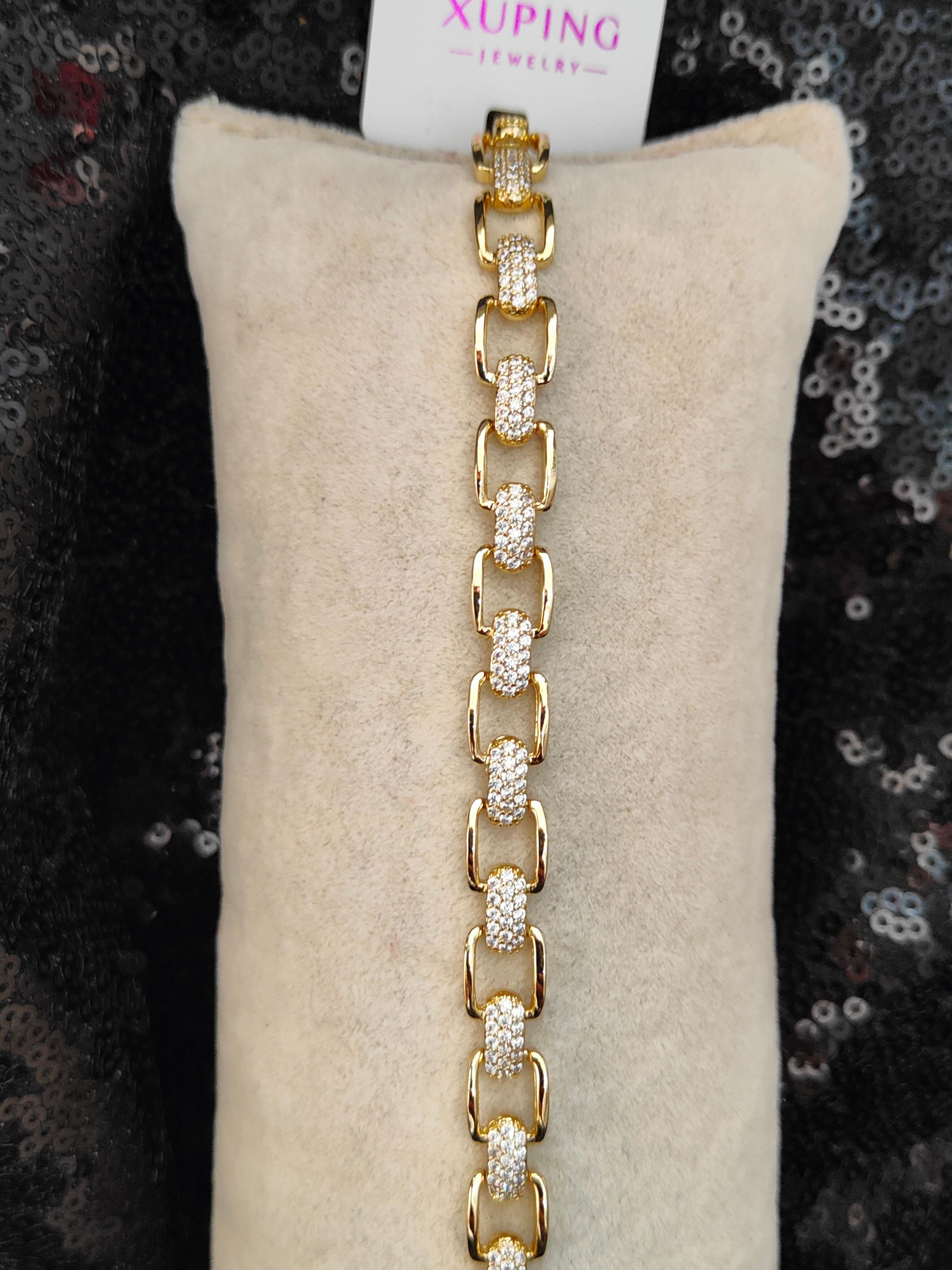Vip Seri Xuping Bileklik - Gold - 5