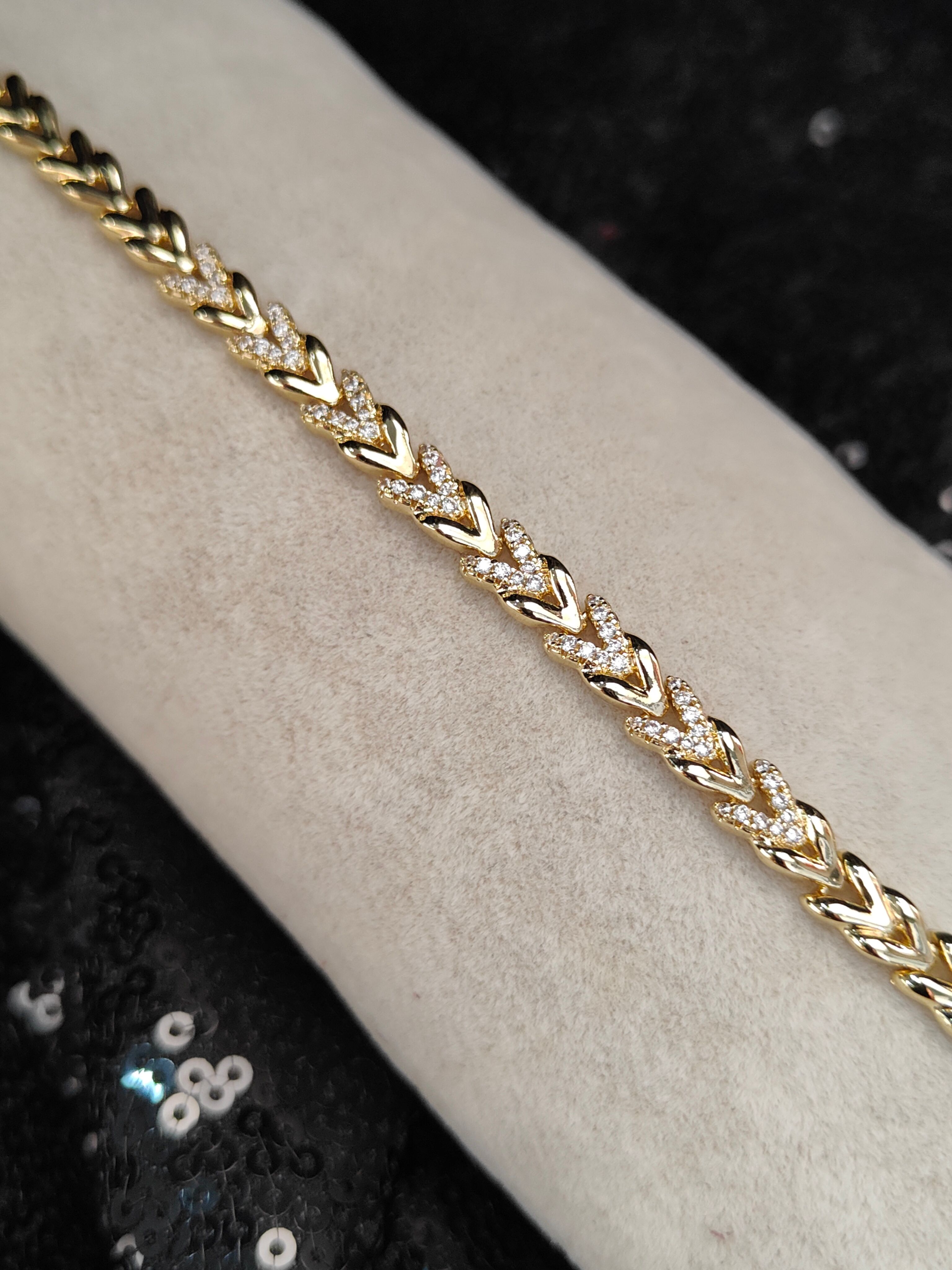 Vip Seri Xuping Bileklik - Gold