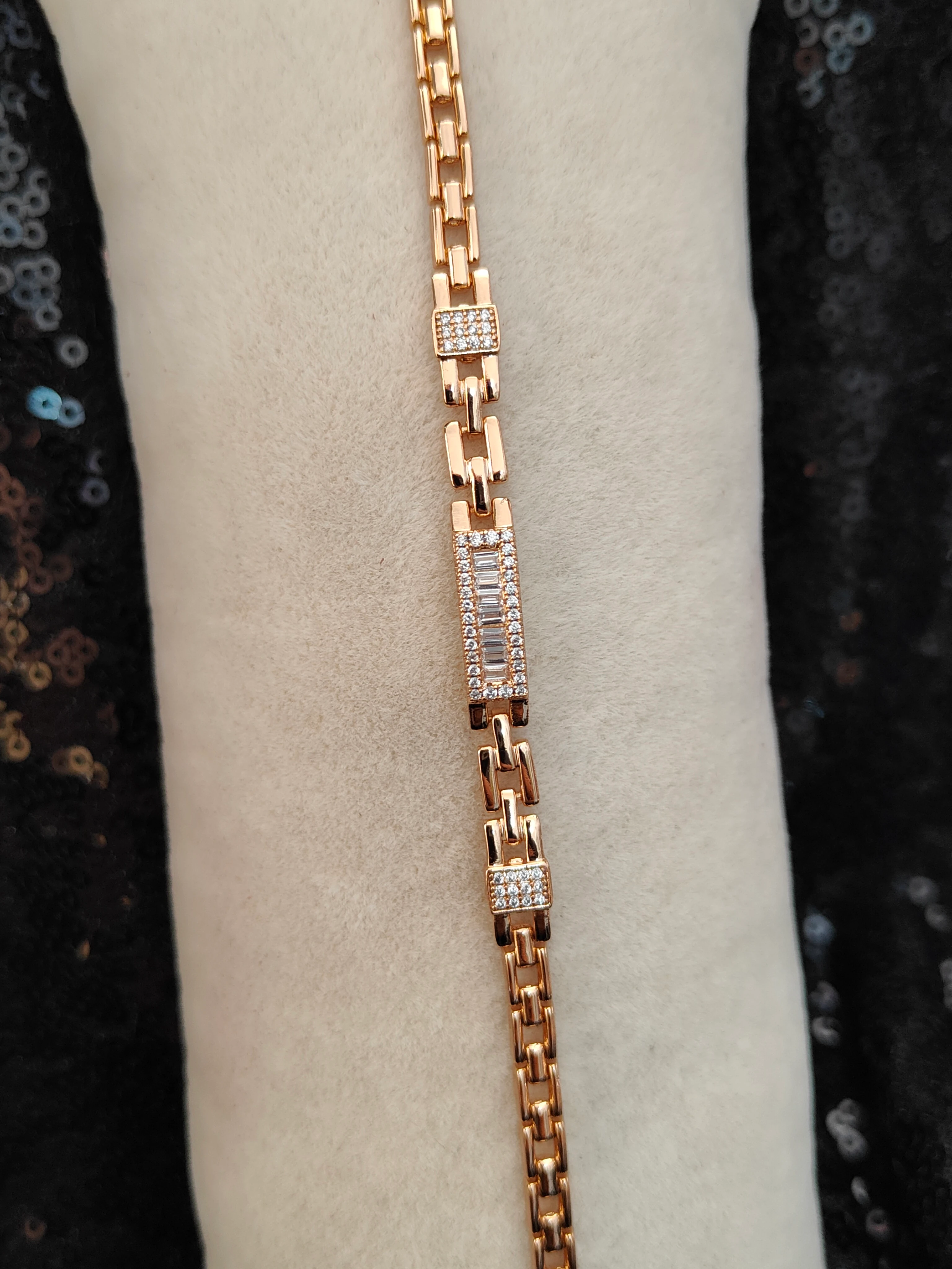 Vip Seri Xuping Bileklik - Rose Gold