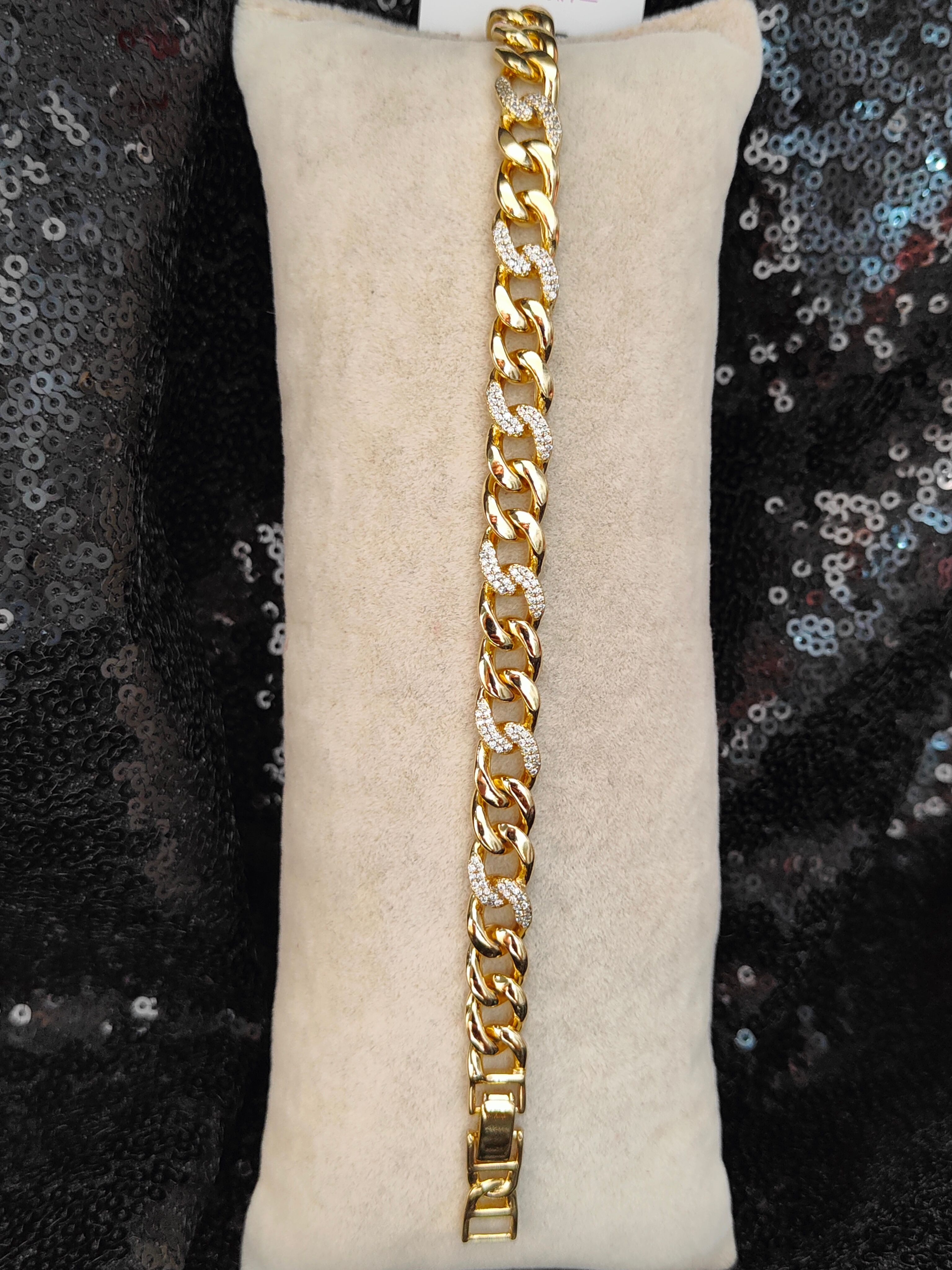 Vip Seri Xuping Bileklik - Gold - 6