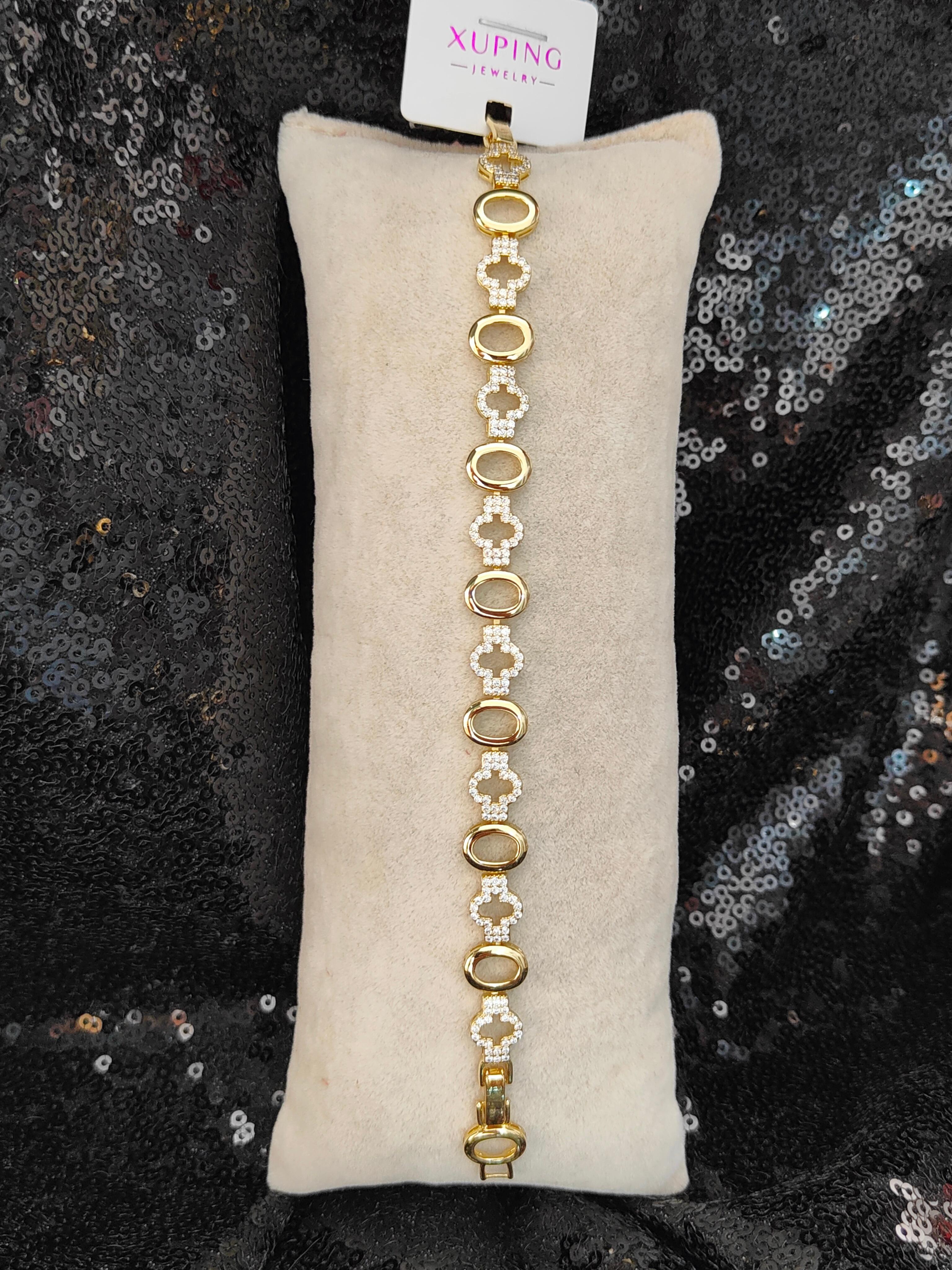 Vip Seri Xuping Bileklik - Gold - 10