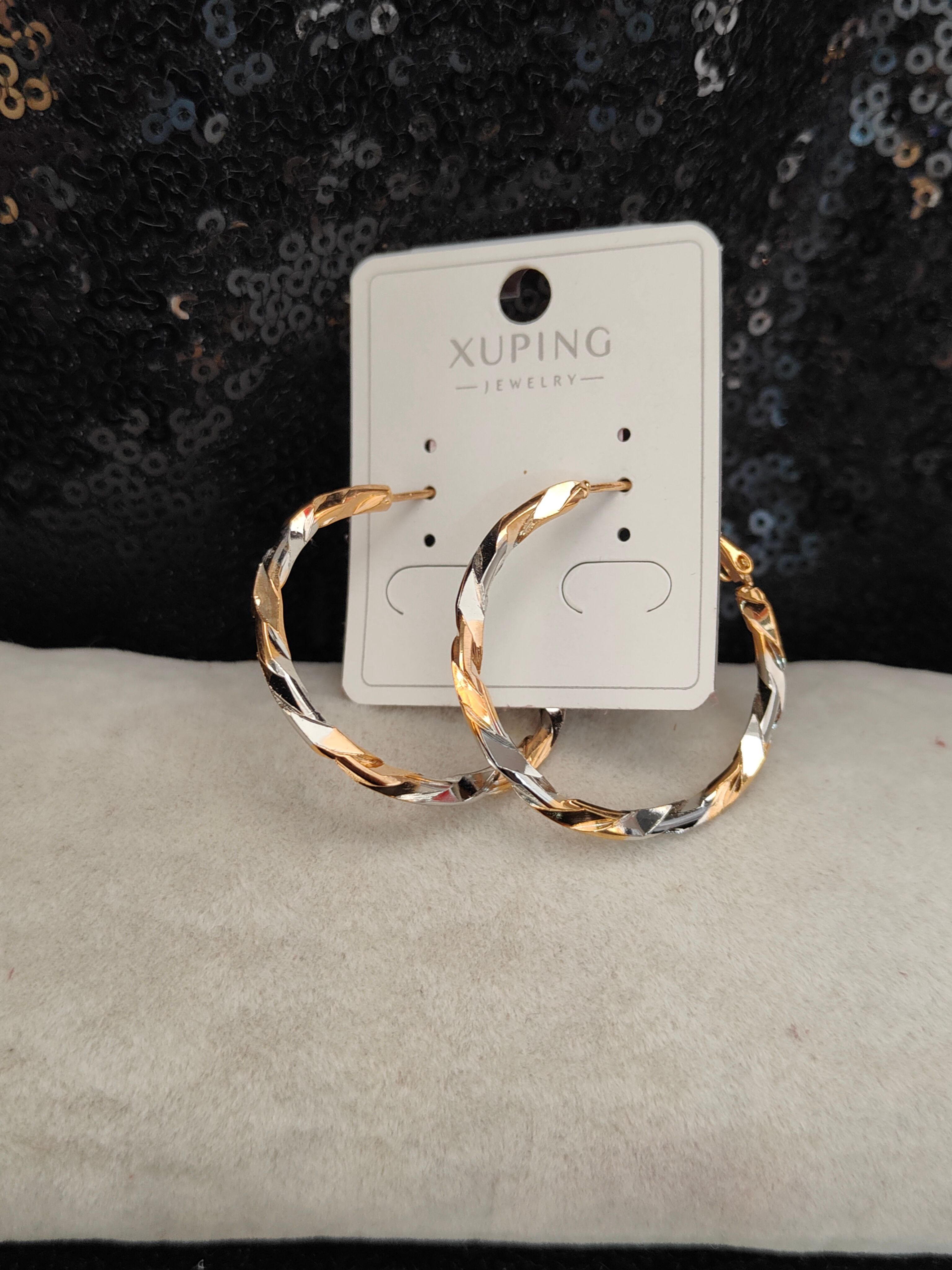 Vip Seri Xuping Halka Küpe - İki Renk