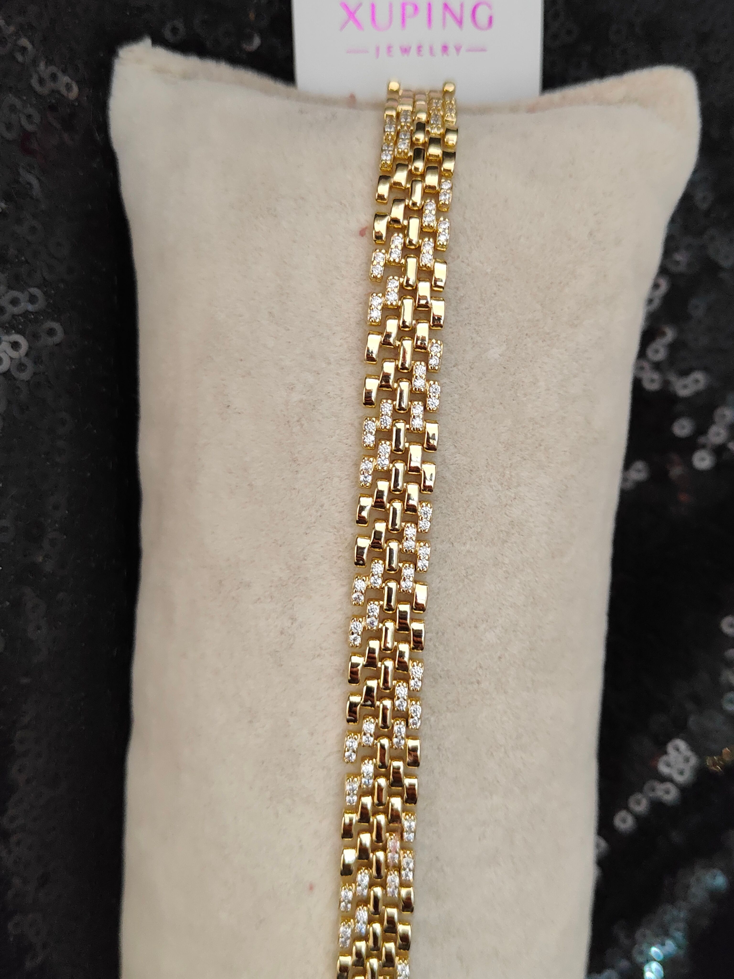 Vip Seri Xuping Bileklik - Gold - 7
