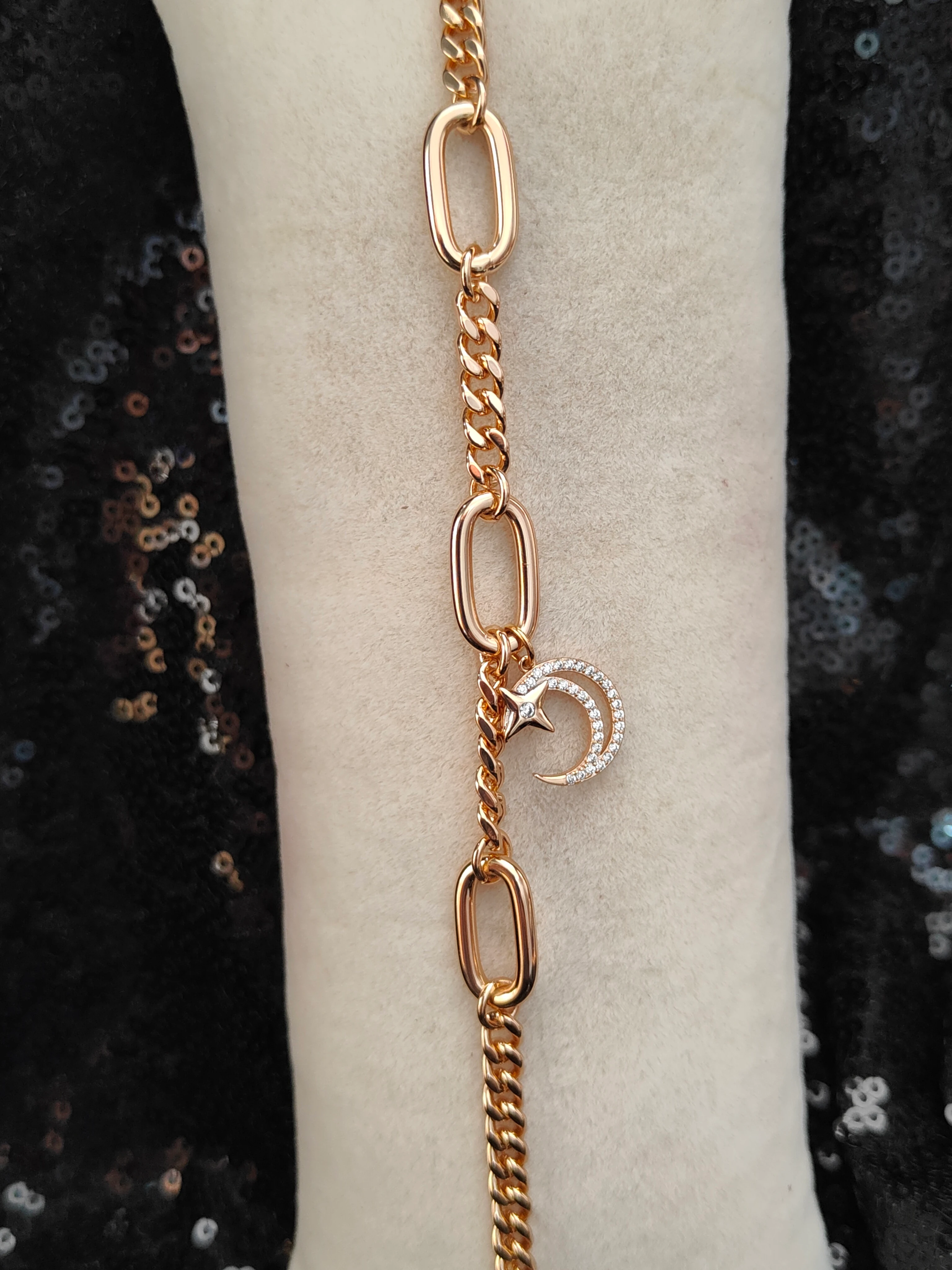 Vip Seri Xuping Bileklik - Rose Gold